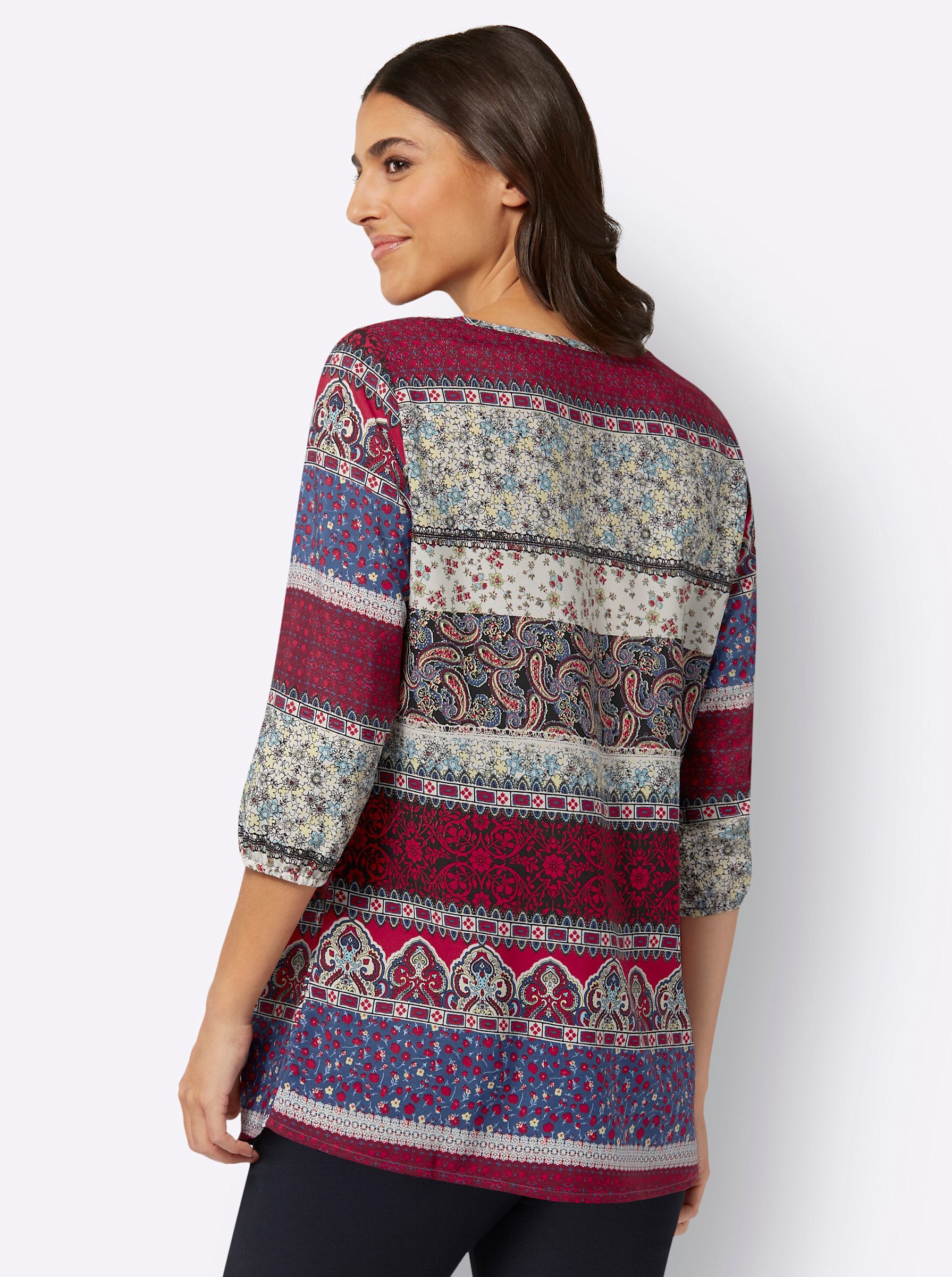 Sieh an! Klassische Bluse Longbluse günstig online kaufen
