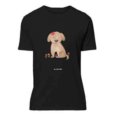 Mr. & Mrs. Panda T-Shirt Hund Dame - Schwarz - Geschenk, Nachthemd, Hunde, Damen, Hundebesitze (1-tlg)