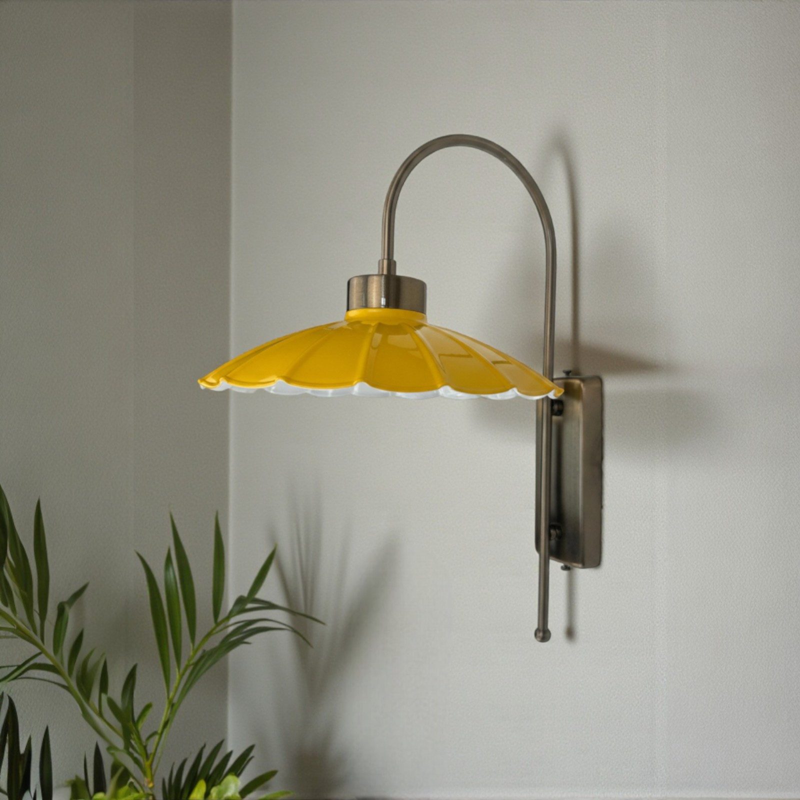 Bamyum Wandleuchte Risso Vintage Metall Wandleuchte, ohne Leuchtmittel