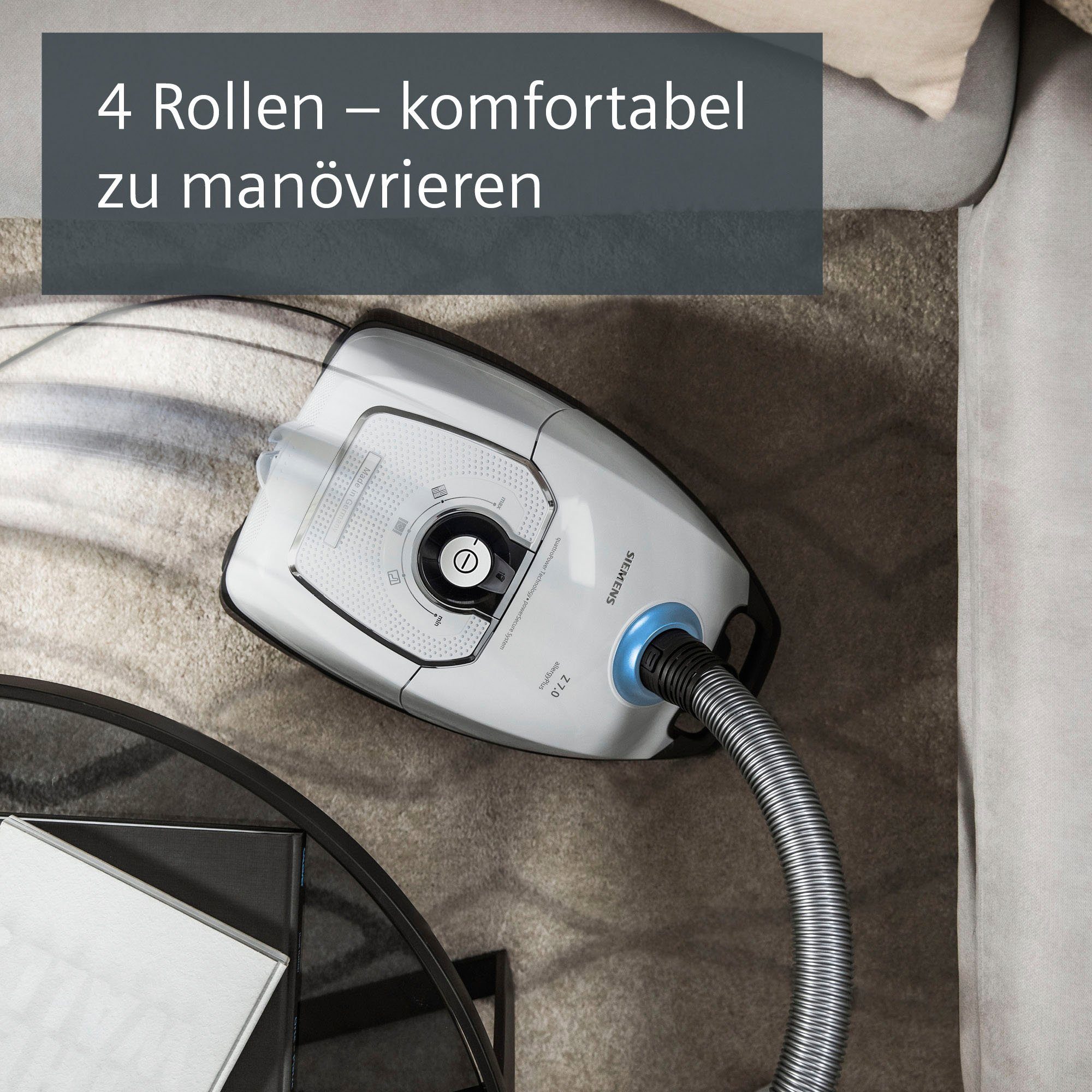 VSZ7442S Bodenstaubsauger weiß