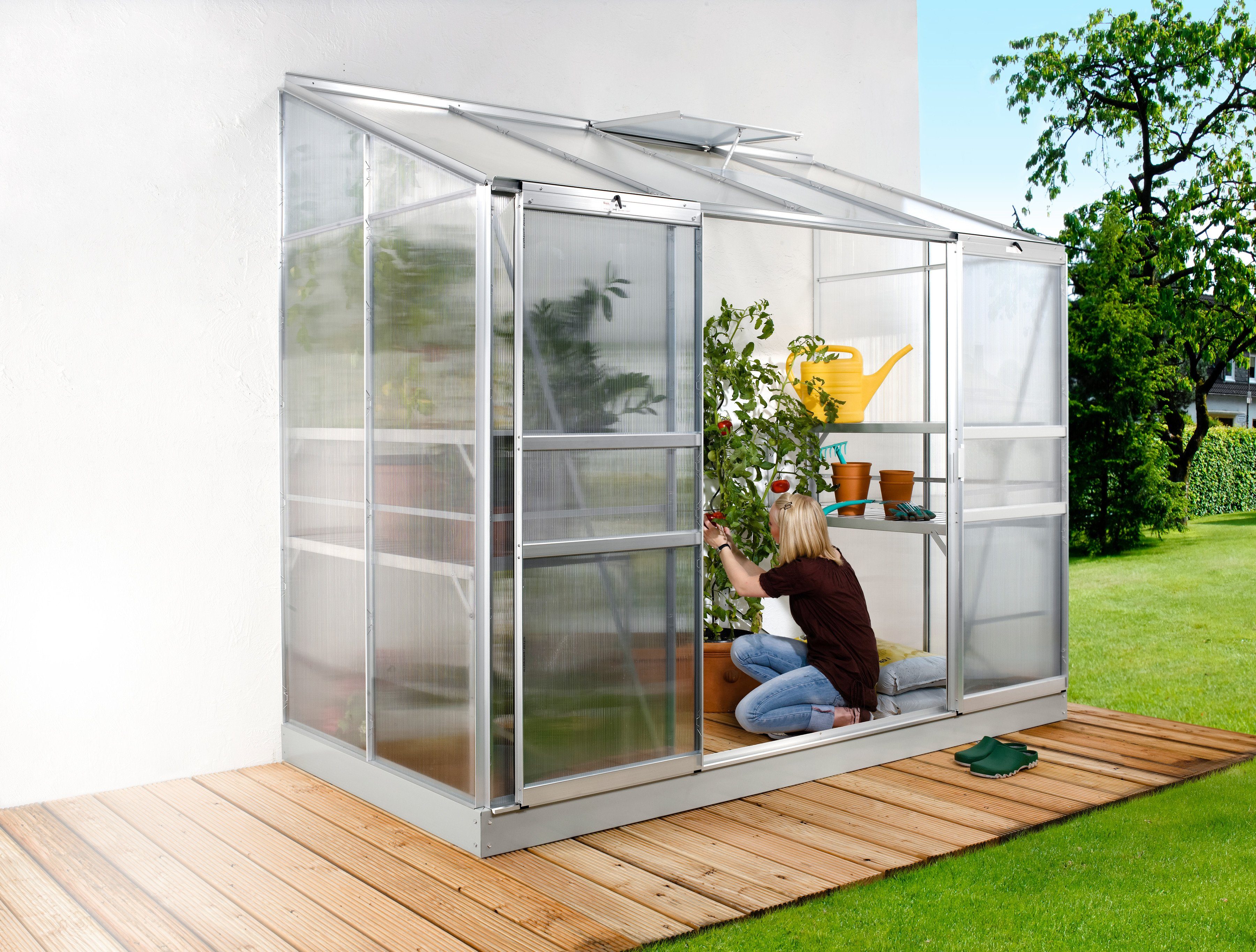 Vitavia Fundamentrahmen 3300, BxT: 128x254 cm, für Gewächshaus Ida 3300