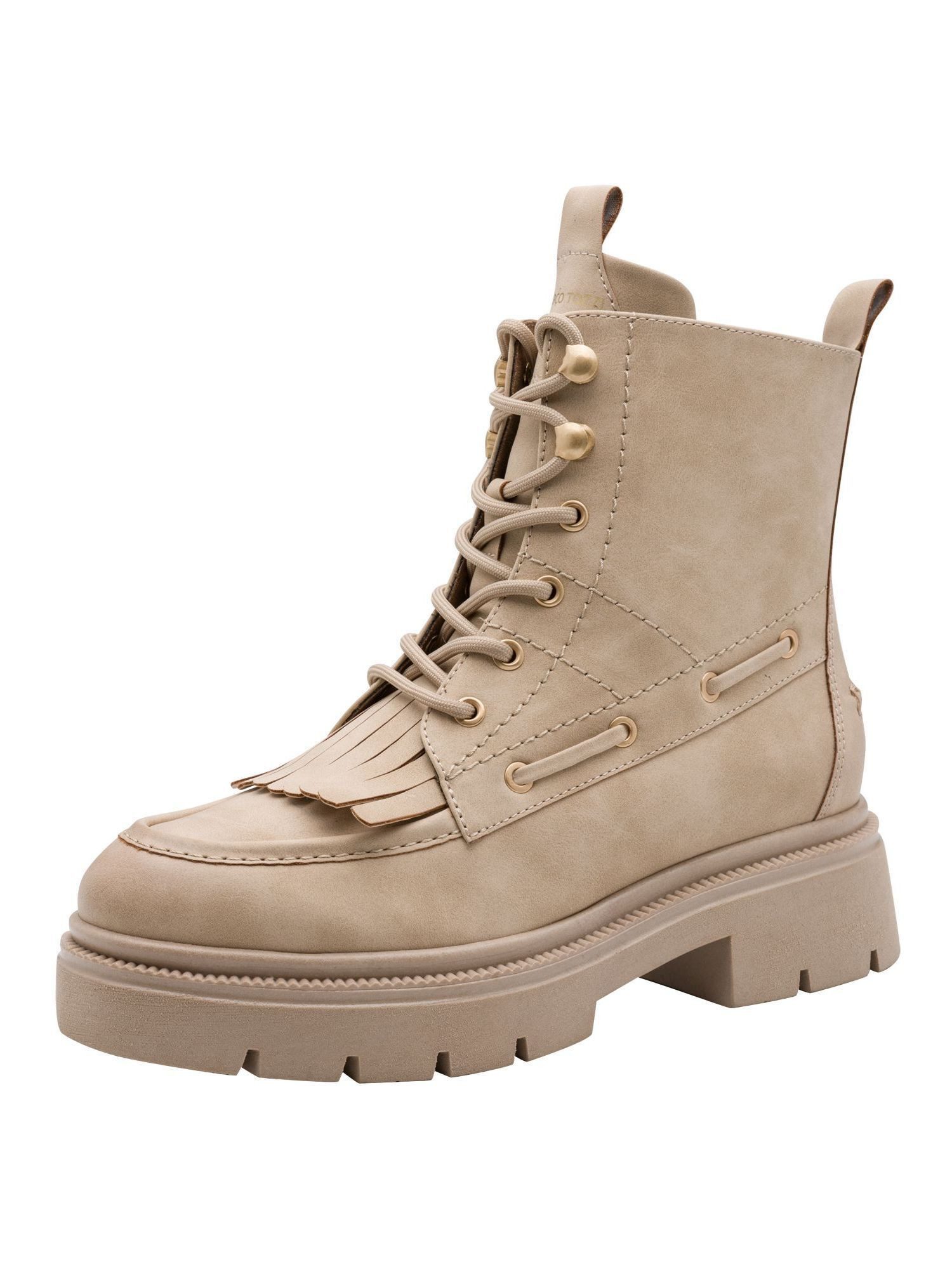MARCO TOZZI Vegan, MT FEEL ME mit Blockabsatz Blockabsatz Stiefelette Vegan
