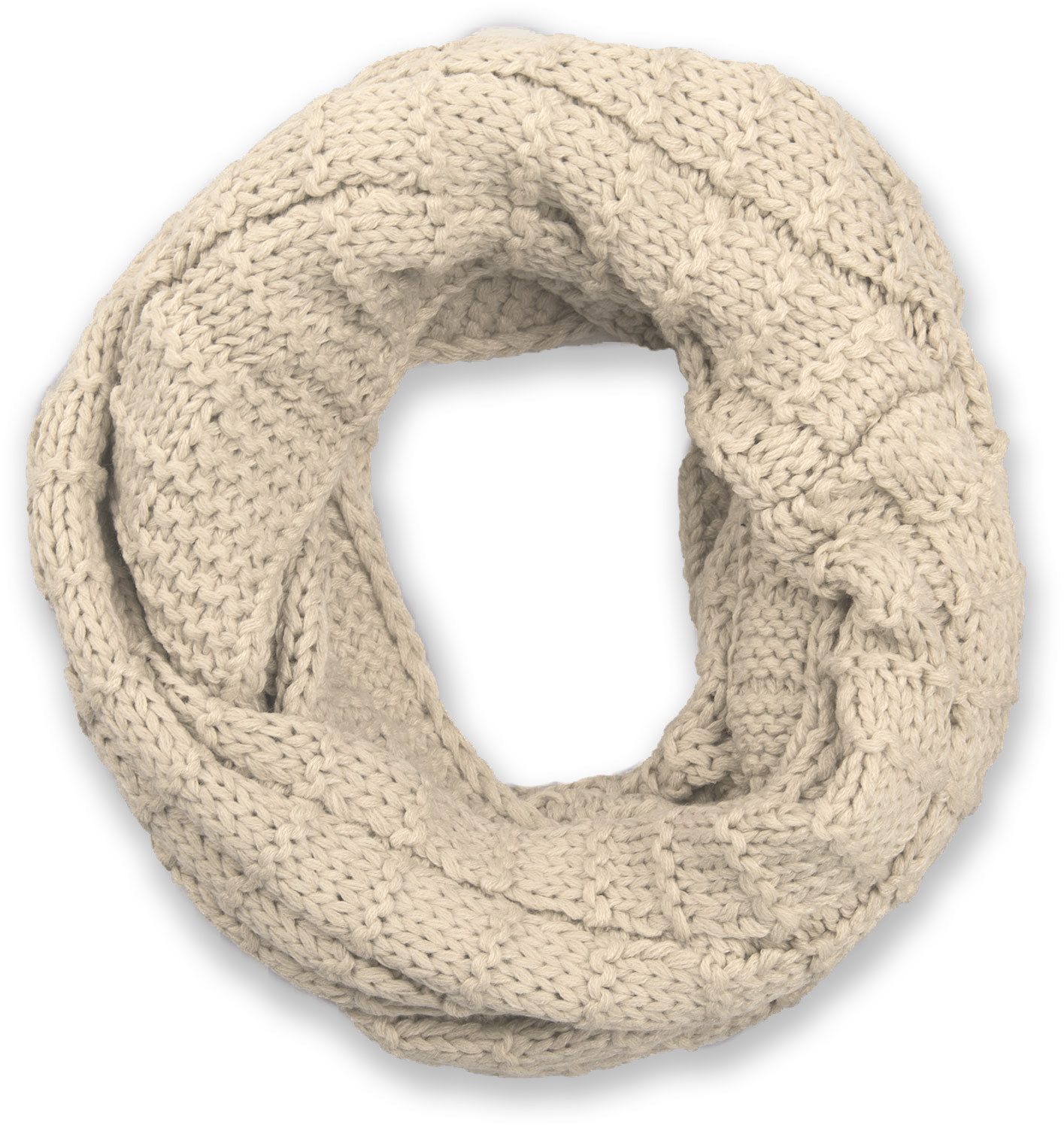 Strickschal Strick Loop mit Karomuster