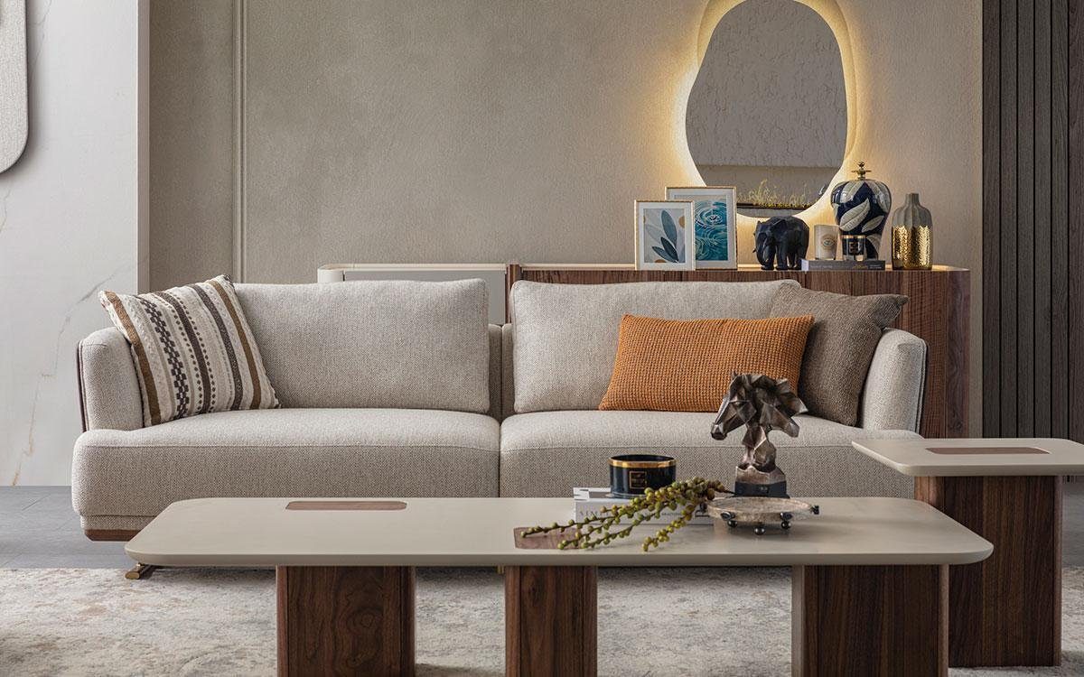 Sessel Made Stil JVmoebel Relax Sitzer Luxus, 3+3+1 Modern Europe Sofagarnitur Modern 3tlg Sofa In