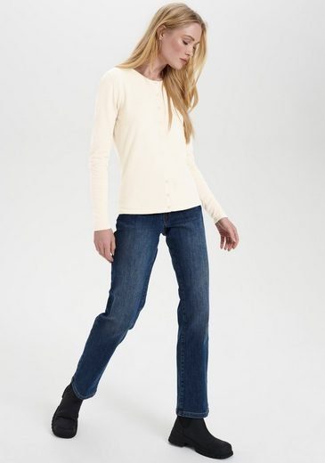 Saint Tropez Strickjacke A8661, MilaSZ R-Neck Cardigan Viskose Feinstrick, Classic Fit