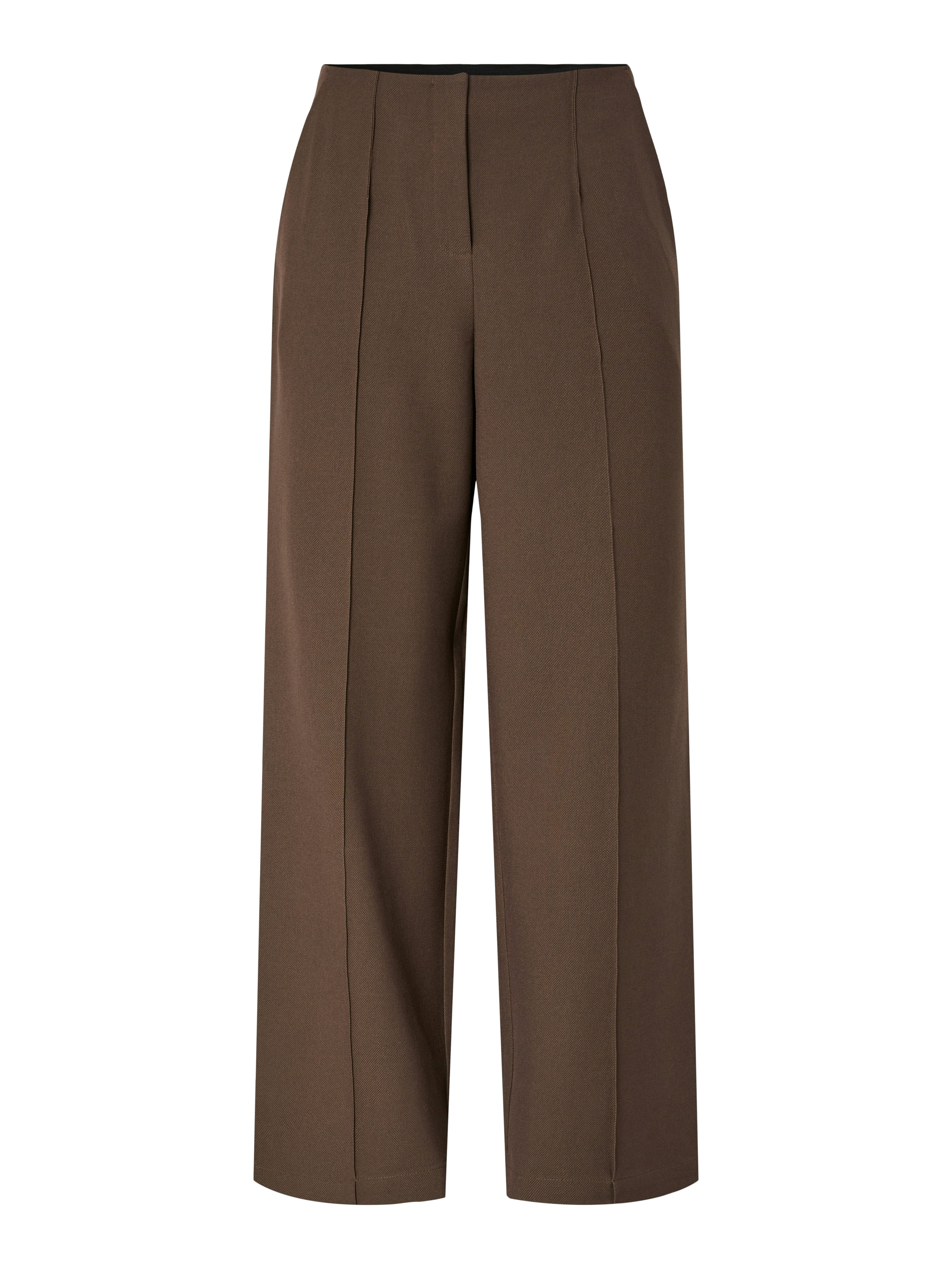 Y.A.S Anzughose YASREEMAJ HW PANT NOOS Regular Fit, Materialmix mit Stretch
