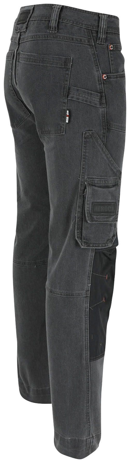 Herock Arbeitshose Sphinx Hoses und mehreren Taschen, Thermolite® Stretch-Jeanshose, mit Coolmax®