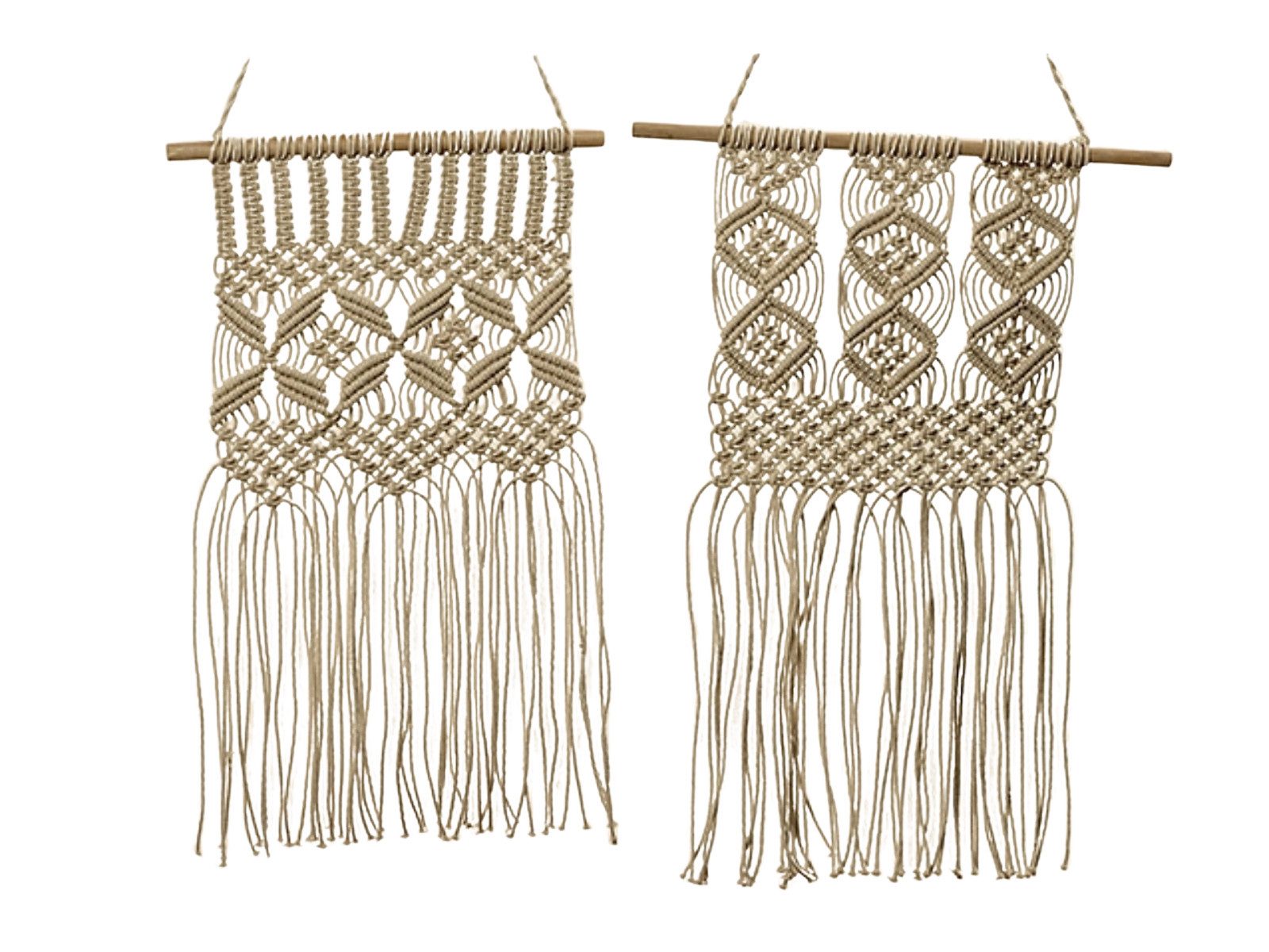 BOLTZE Wanddekoobjekt Almina Traumfänger beige sortiert 60 cm (1 Stück)