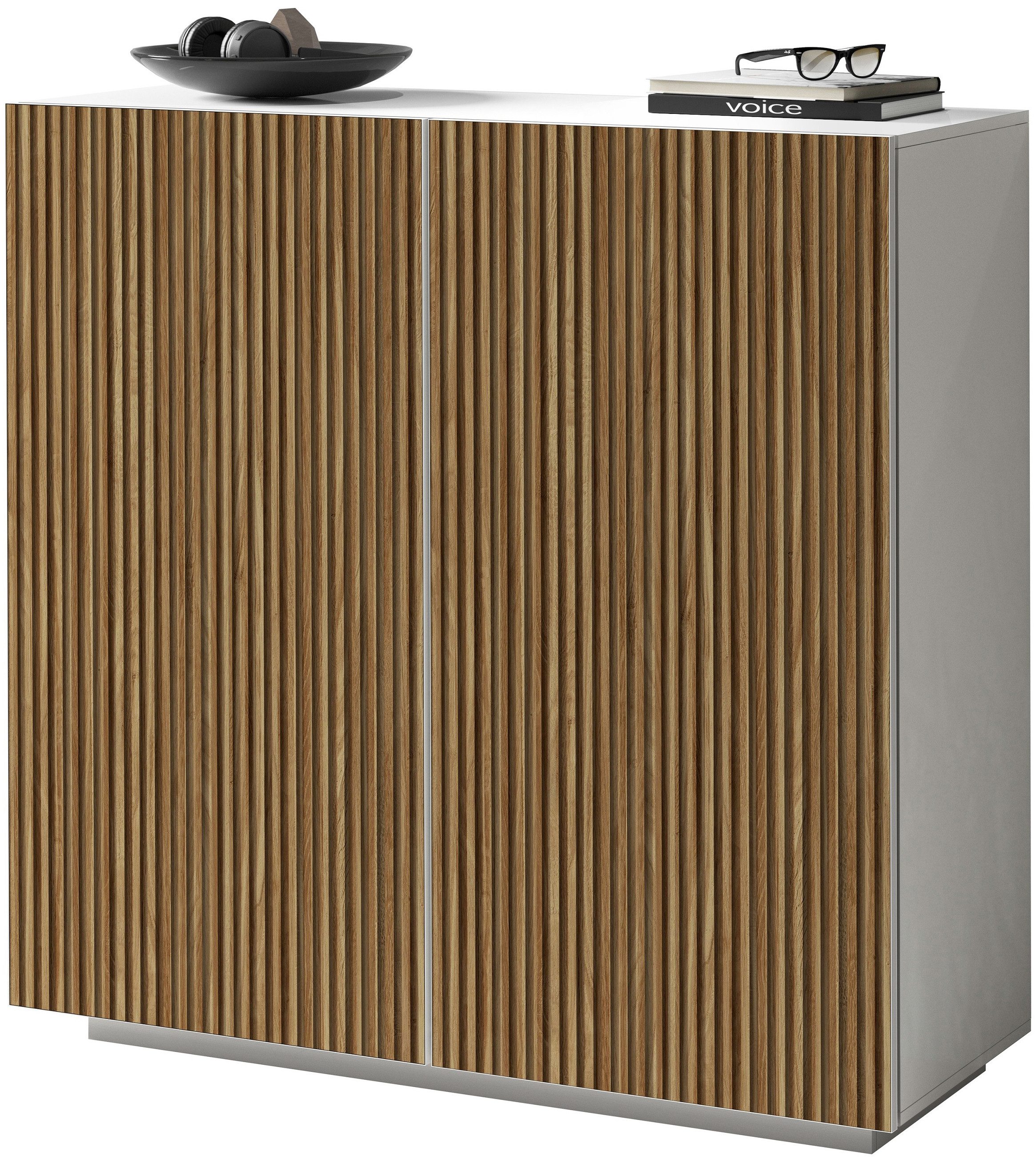 INOSIGN Highboard "Vega,Highboard,Kommode,120 cm" mit 2 Türen,Fronten mit R günstig online kaufen