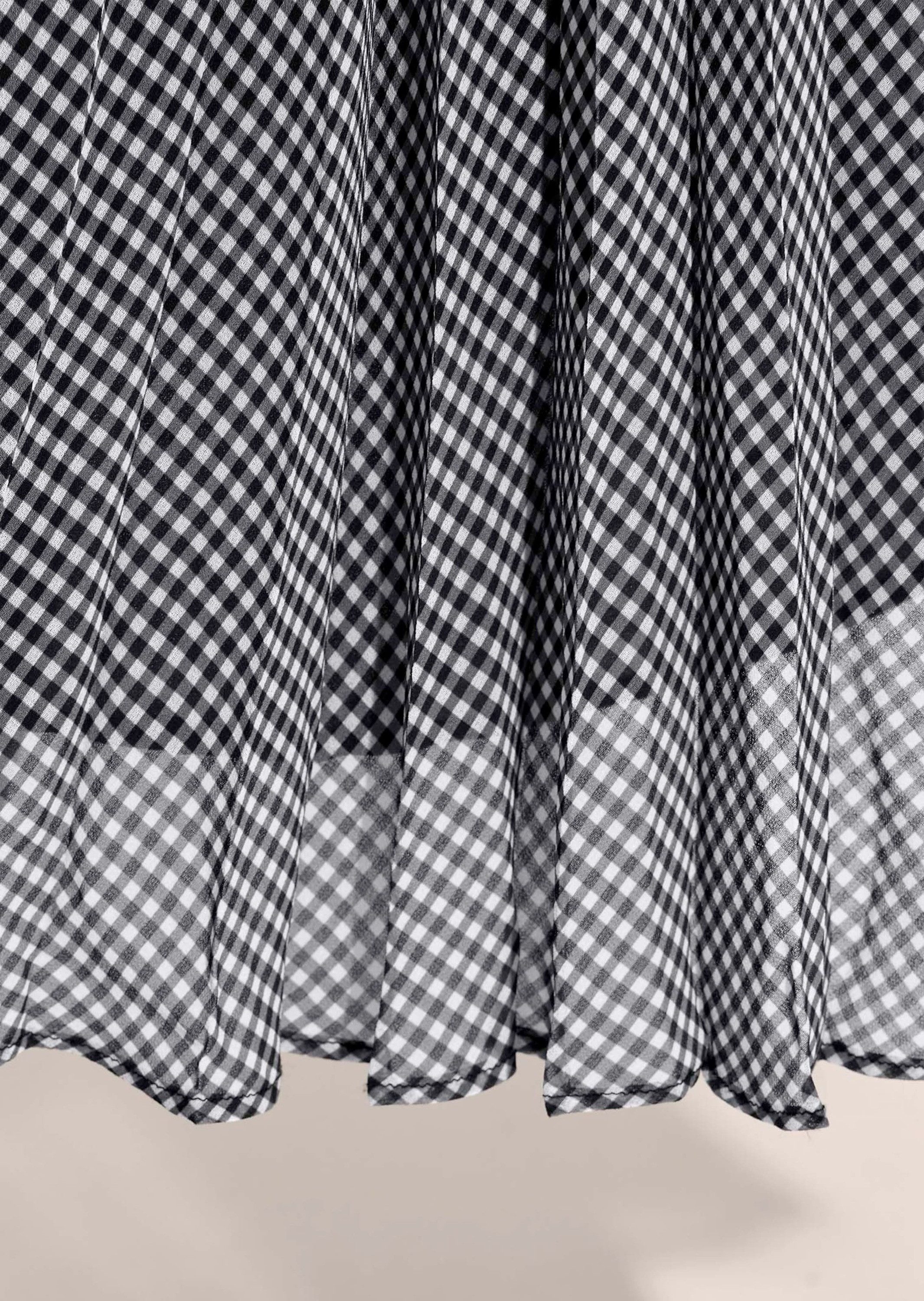 MADELEINE Maxikleid Sommerliches Kleid in feinem Vichy-Karo