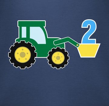 Shirtracer T-Shirt Traktor Zweiter 2. Geburtstag