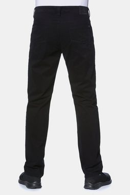 JP1880 5-Pocket-Jeans Twillhose Superblack-Färbung Komfortbund
