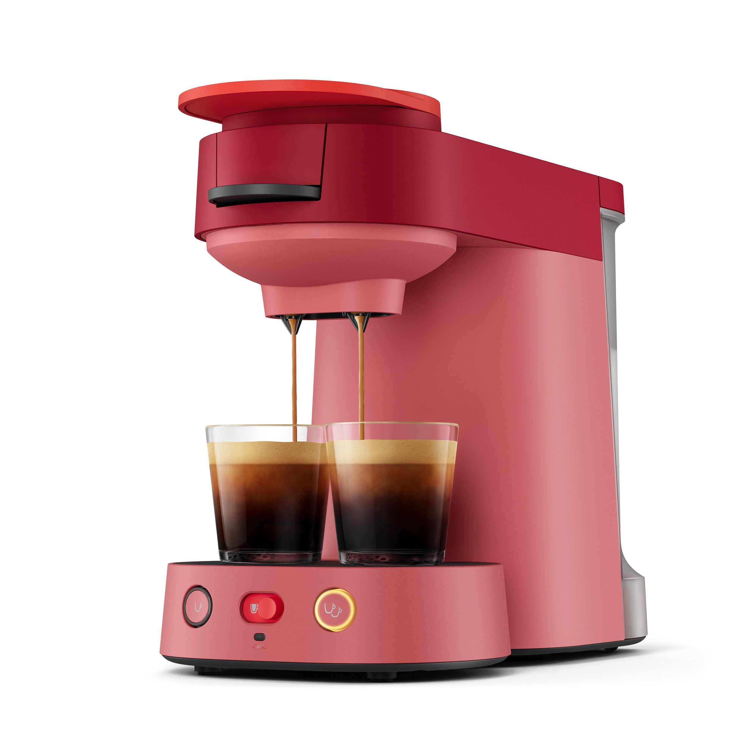 Philips Kaffeepadmaschine Vibe CSA225/90, mit zwei Kaffee-Einstellungen, kompakt; mit Memory-Funktion u. 0,9-Liter herausnehmbarem Wassertank