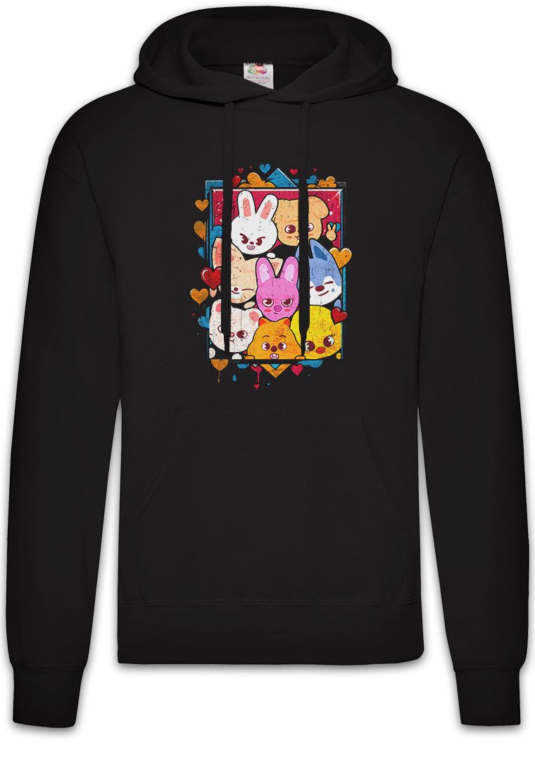 Urban Backwoods Hoodie Cute Korean Kids Herren Hoodie Music Kpop K-Pop 4th Generation Stray (1-tlg) Boy Group Idol Band