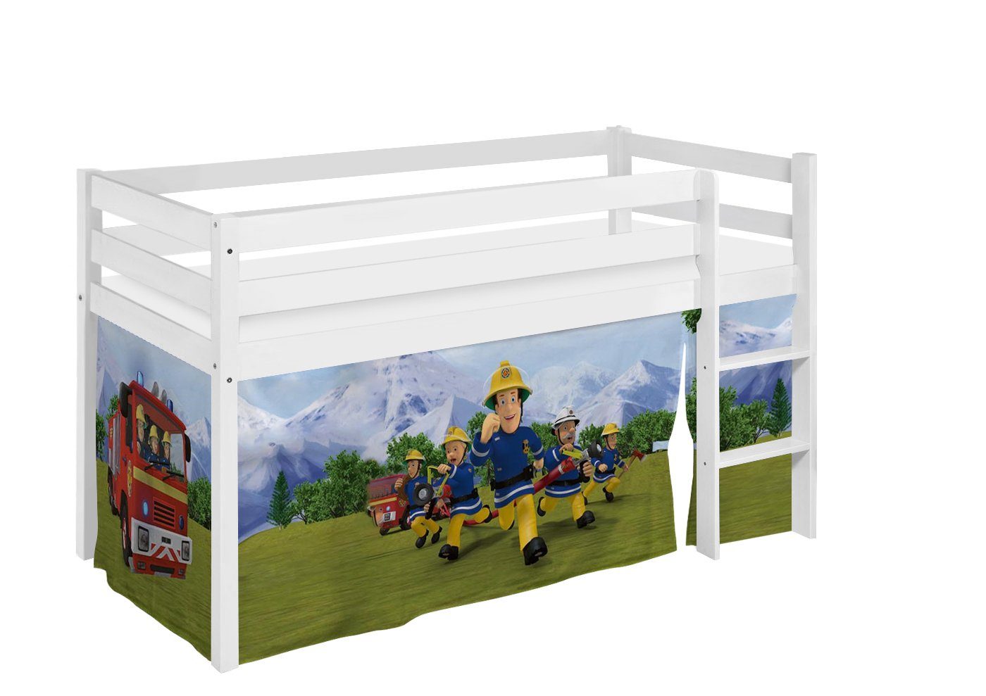Lilokids Hochbett Spielbett JELLE von FEUERWEHRMANN SAM - LILOKIDS - 90x190cm