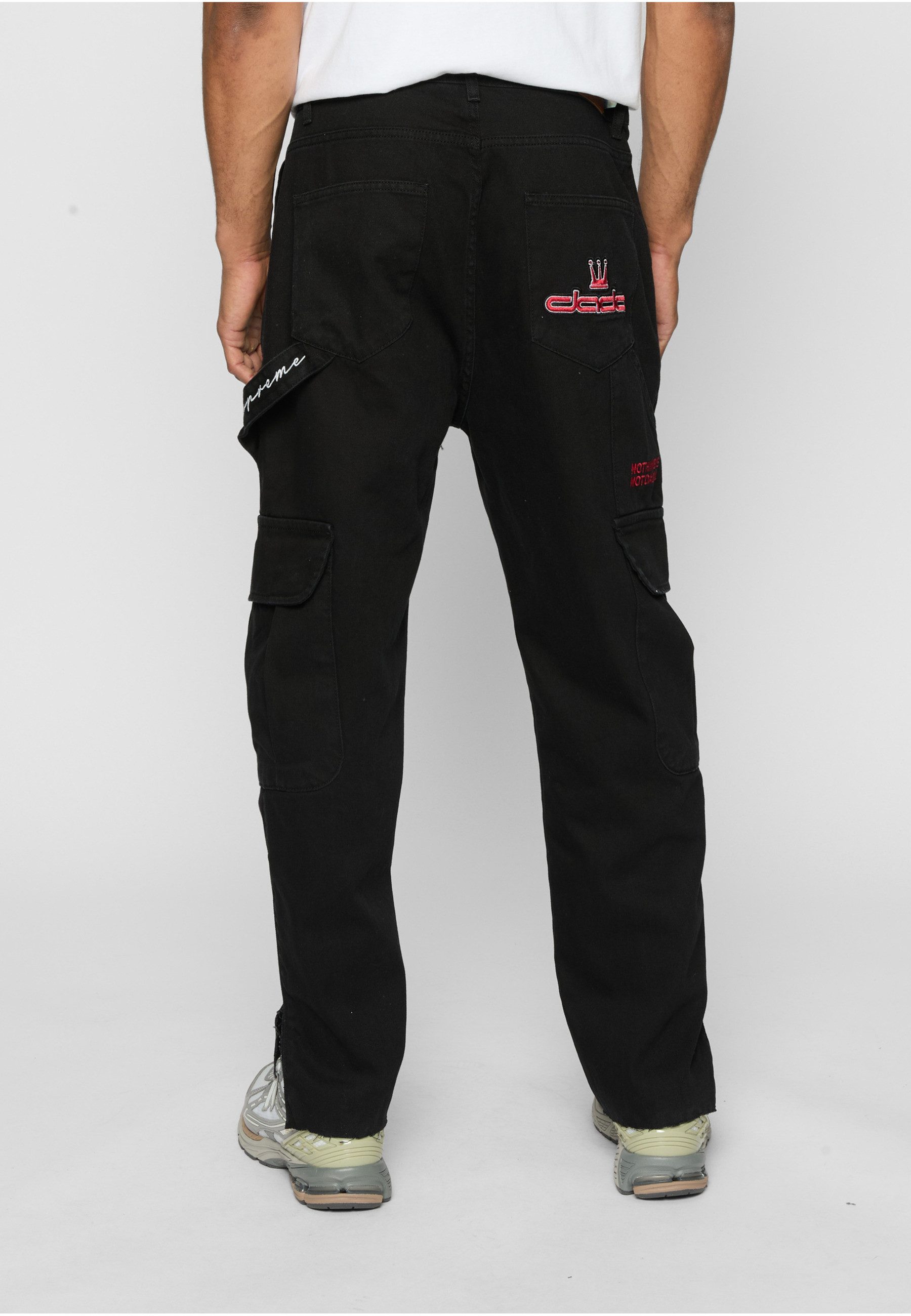 DADA Supreme Bequeme Jeans DADA Supreme Dada Supreme Cut Off Cargo Baggy Jeans