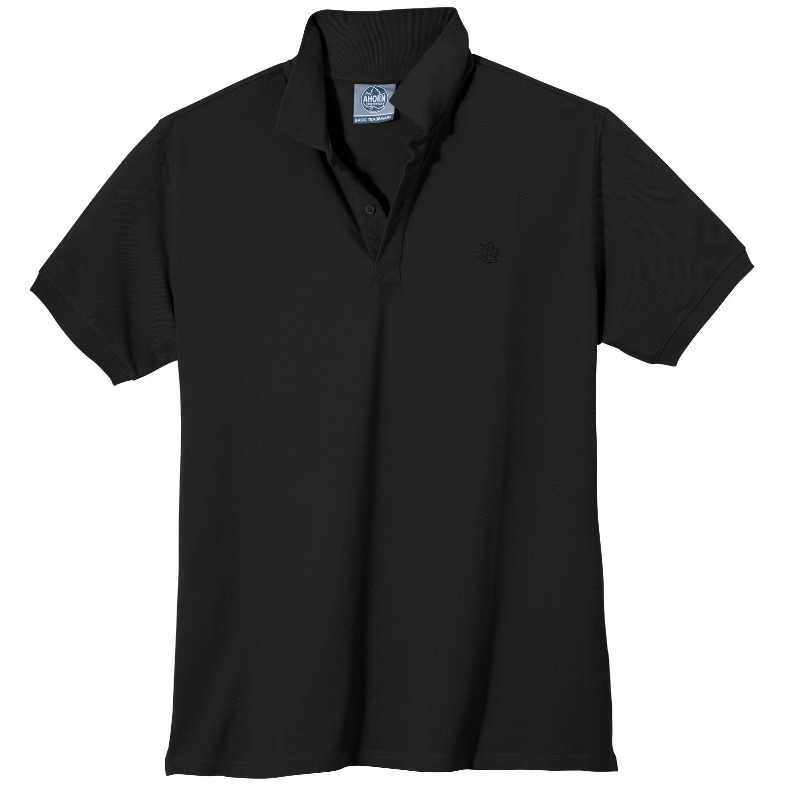 AHORN SPORTSWEAR Poloshirt Ahorn Sportswear Basic Poloshirt Übergröße schwa günstig online kaufen