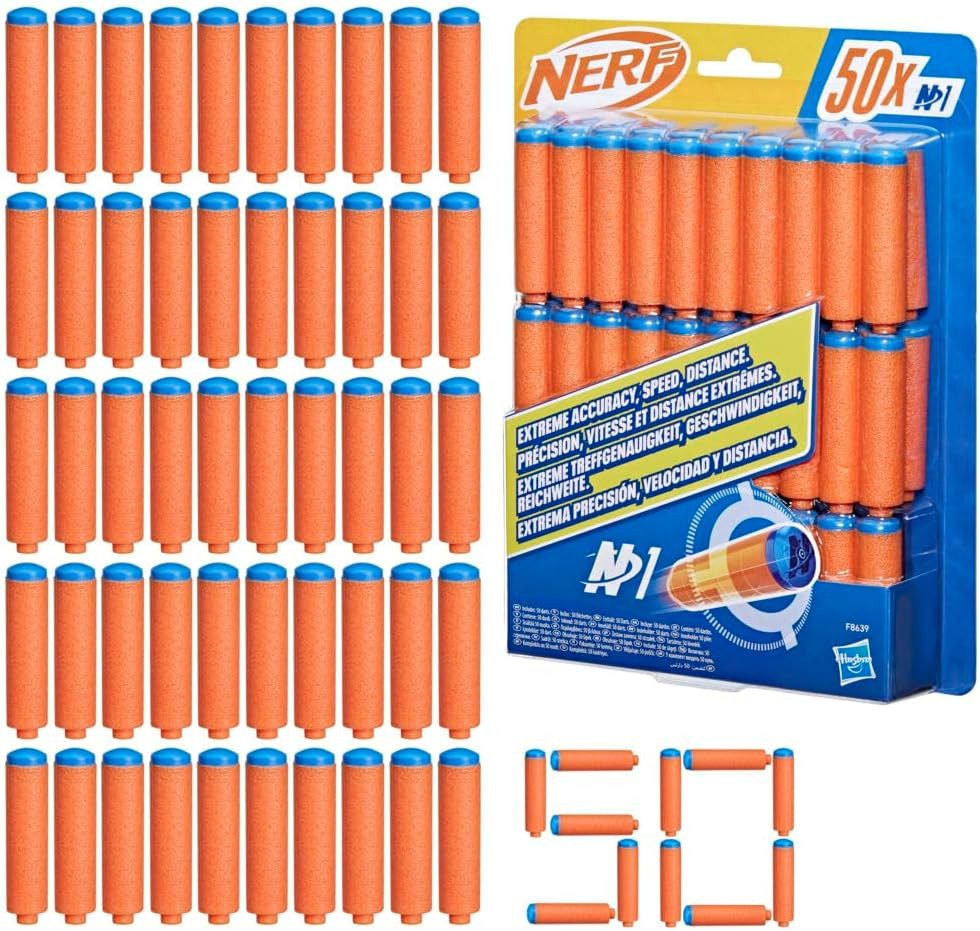 Hasbro Blaster Hasbro F8639 - Nerf N Series N1 Darts - Nachfüllpack mit 50 Pfeilen