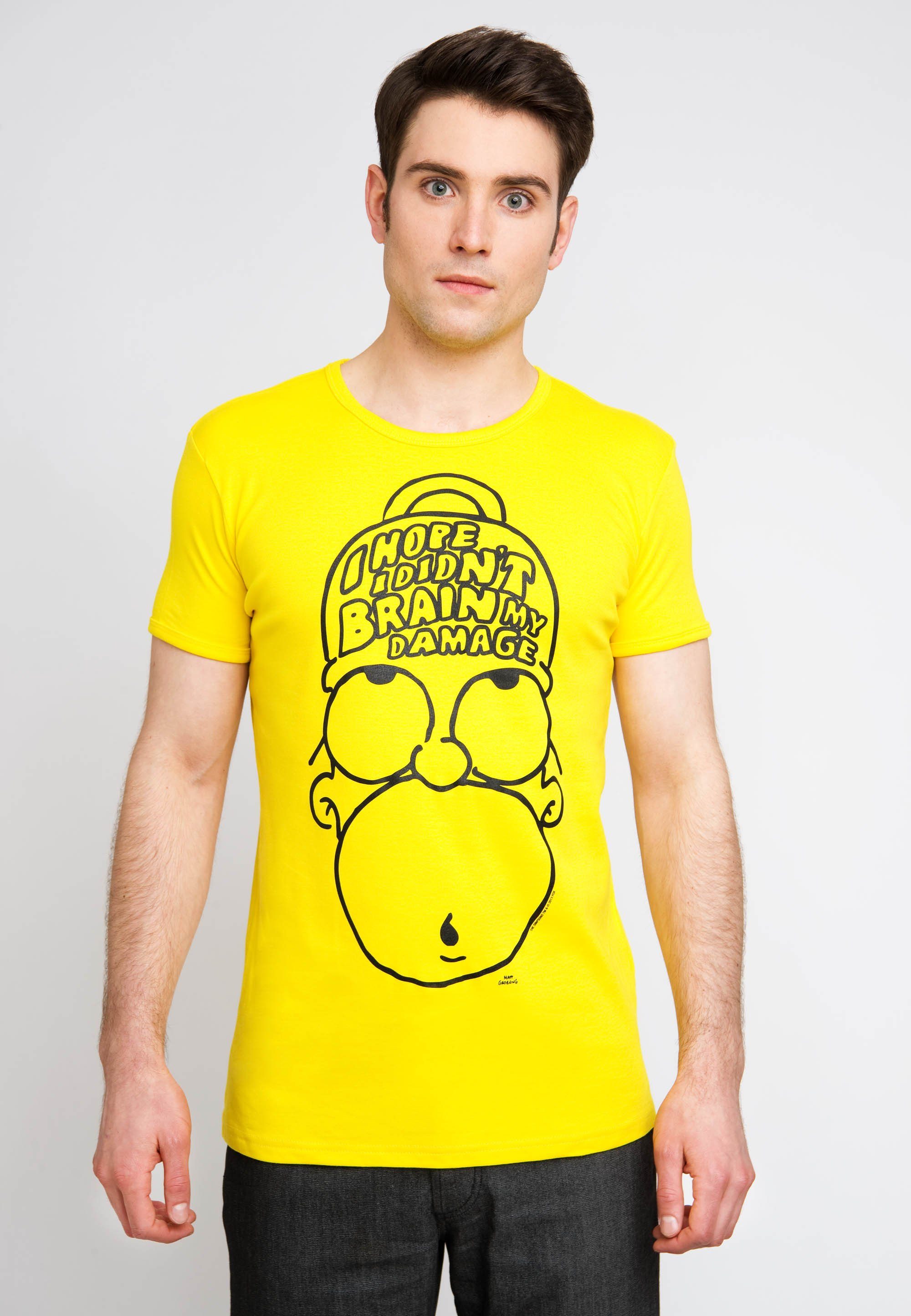 witzigem T-Shirt LOGOSHIRT Print mit Homer