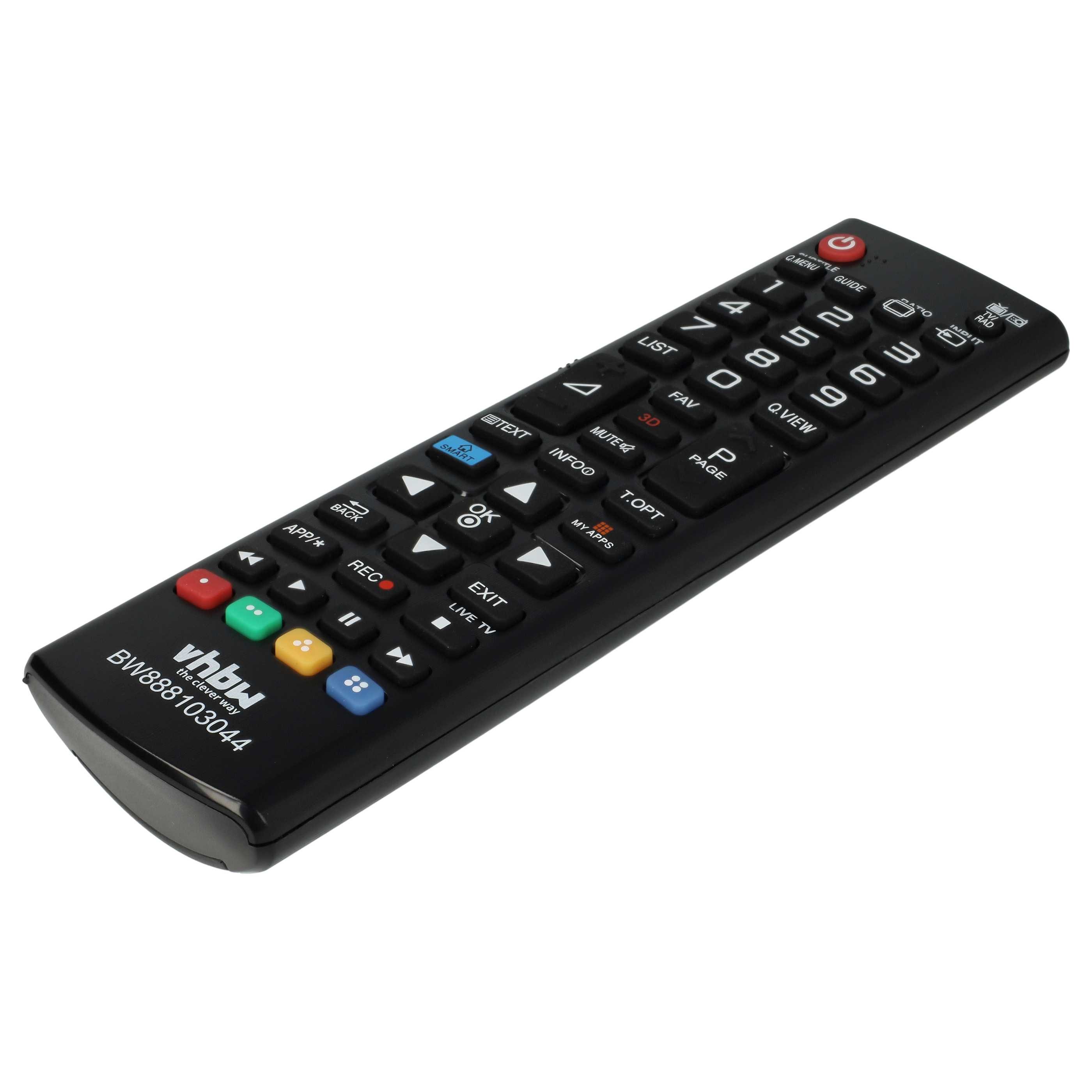 vhbw passend für LG 43UJ630V-ZA, 43UJ630V, 43UJ6309-ZA, 43UJ6519, Fernbedienung