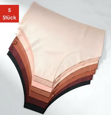Elegant Love Slip Tangas: Bequeme Dessous, Sexy Unterwäsche, nahtlose Panties (Set, 5-St., 5er-Pack) Höschen Lingerie für Damen, mehrfarbige Unterhosen, stilvolle slips