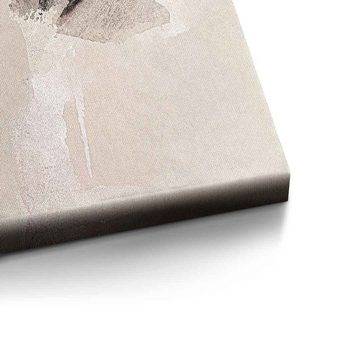 DOTCOMCANVAS® Leinwandbild Soar, Leinwandbild Soar beige moderne abstrakte Kunst Druck Wandbild