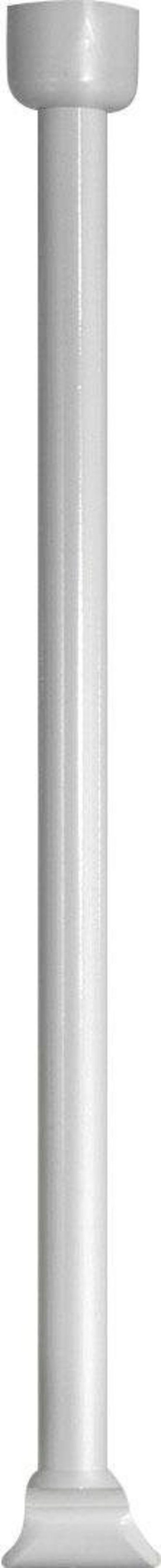 WENKO Duschvorhangstange, Ø 2 mm, Kunststoff, für Teleskop-Duschstange