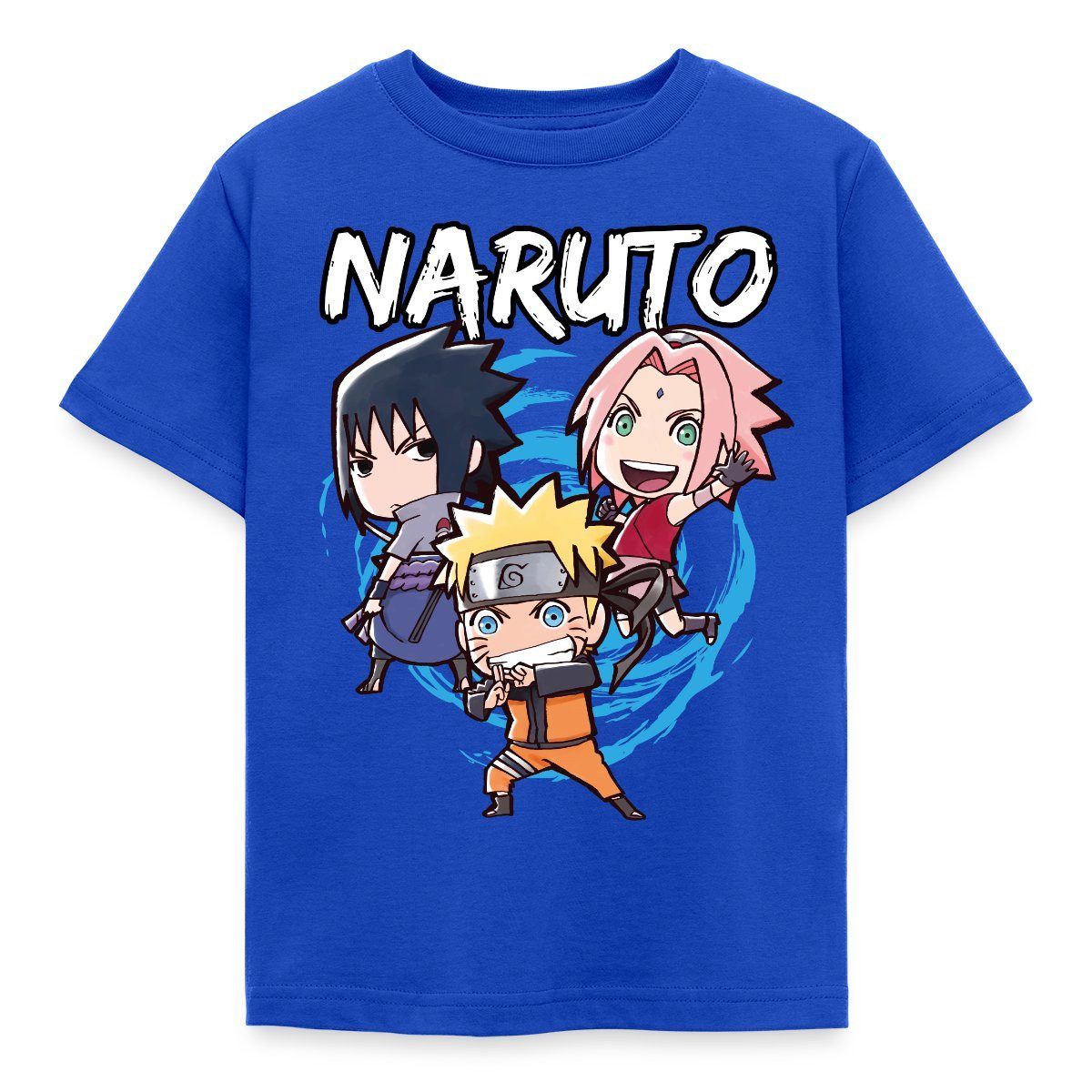 T-Shirt Naruto Shippuden Chibi Naruto, Sakura & Sasuke Kinder T-Shirt