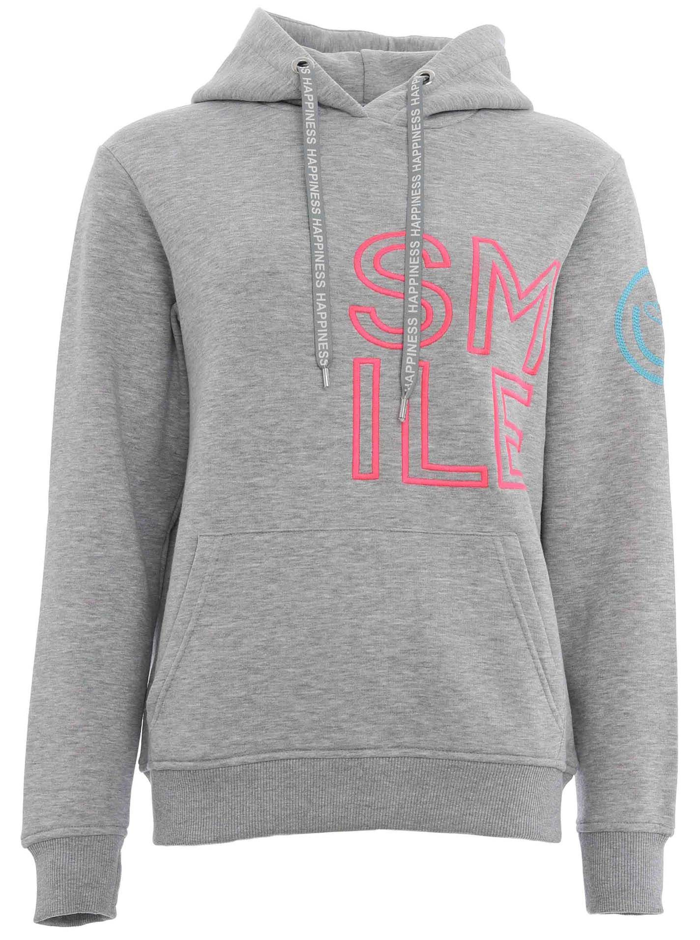 Zwillingsherz Hoodie "Alissa 2.0" mit SMILE Stickerei vorne und hinten günstig online kaufen