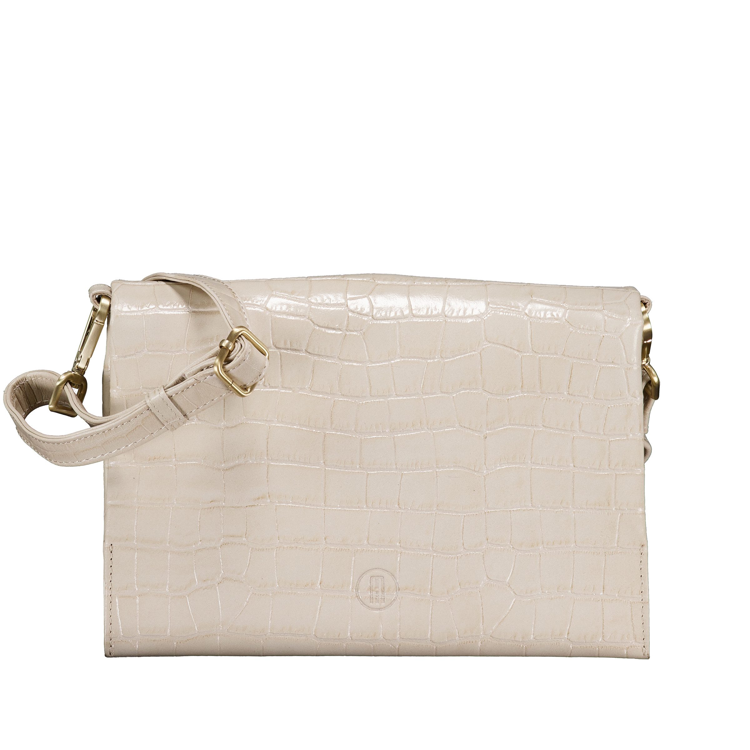 Hausfelder Manufaktur Umhängetasche Kroko