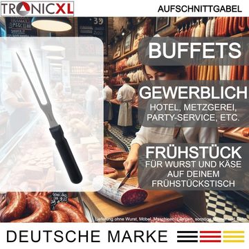 TronicXL Fleischgabel 2 Stück Aufschnittgabel Gabel Bratengabel Aufschnitt gabel Wurstgabel, Aufschnittgabel zum Servieren