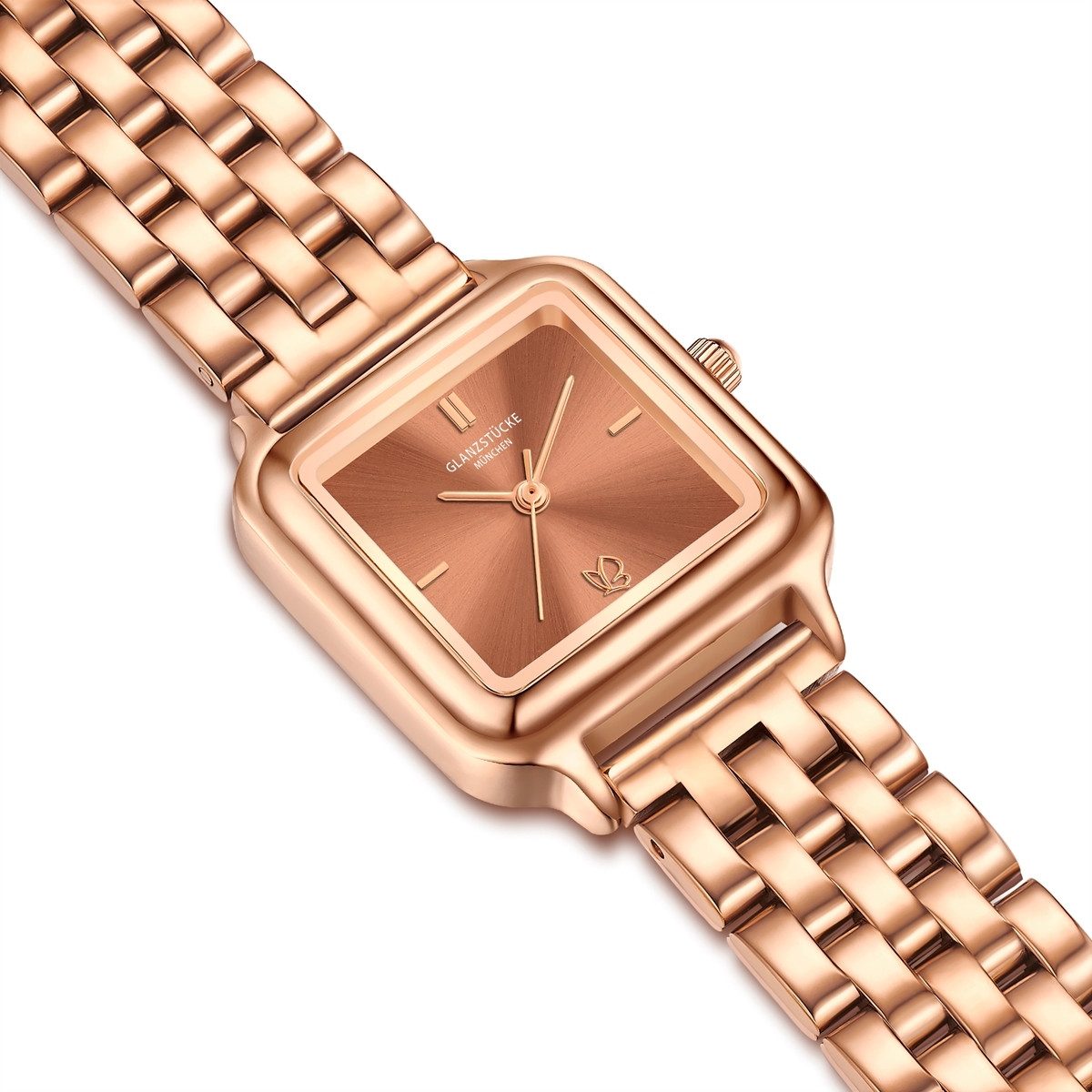 Glanzstücke München Quarzuhr roségold
