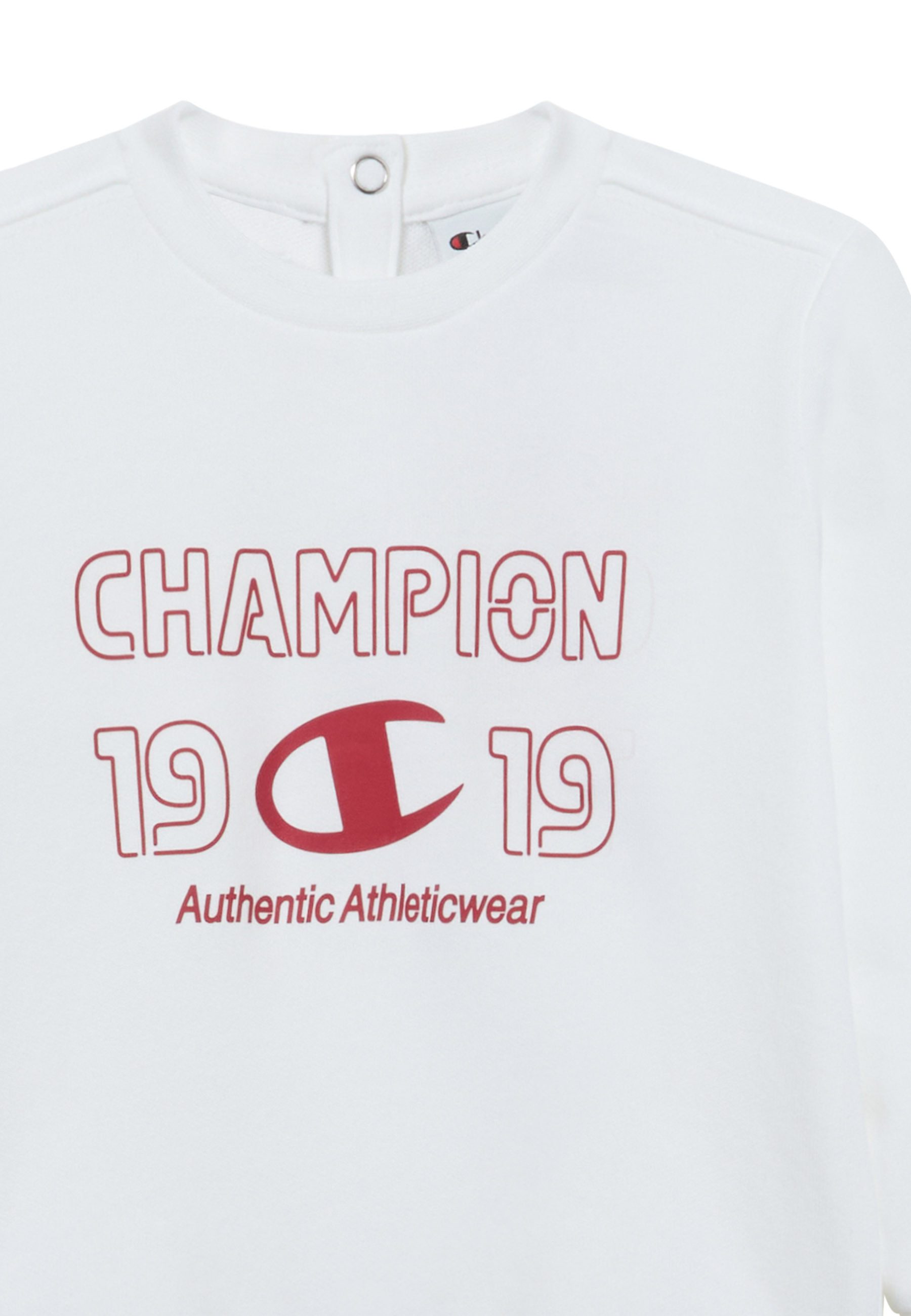 Champion Jogginganzug Toddler Graphic Terry Crewneck Sweatsuit (2-tlg), für Babys, aus Baumwolle und Polyester
