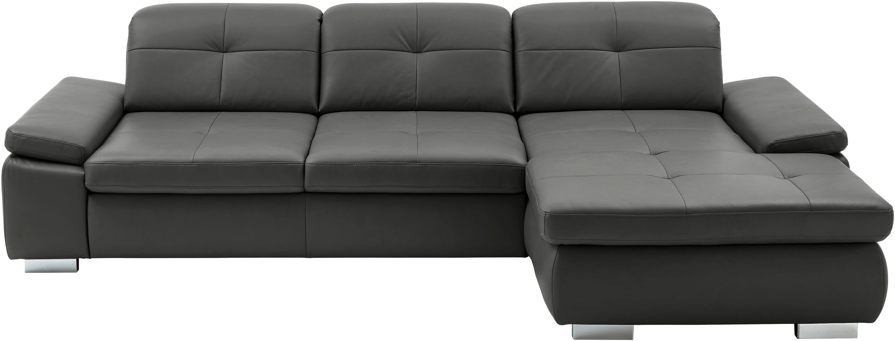 Die PlanBar Ecksofa PN-IN16012 L-Form, Breite 309 cm, inkl. Sitztiefenverstellung, optional mit Kopfteilverstellung