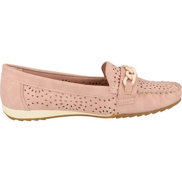 Jane Klain 242-786 Damen Sommer Freizeit Slipper mit Kette Mokassin gepolstert