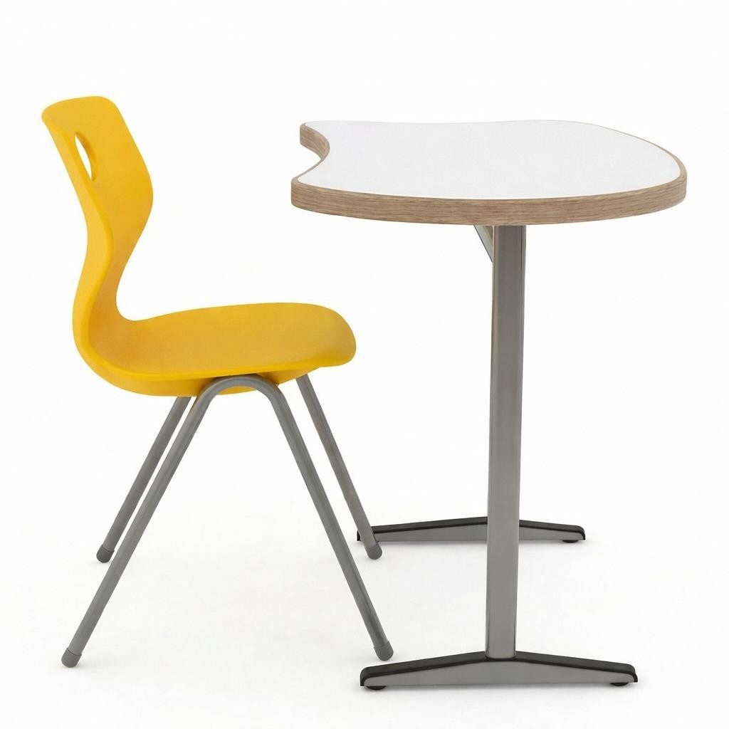 Xlmoebel Schreibtisch Modernes Schulmöbel Set: Schreibtisch und Stuhl in (Schulmöbel Set, Schreibtisch & Stuhl), Made in Europa