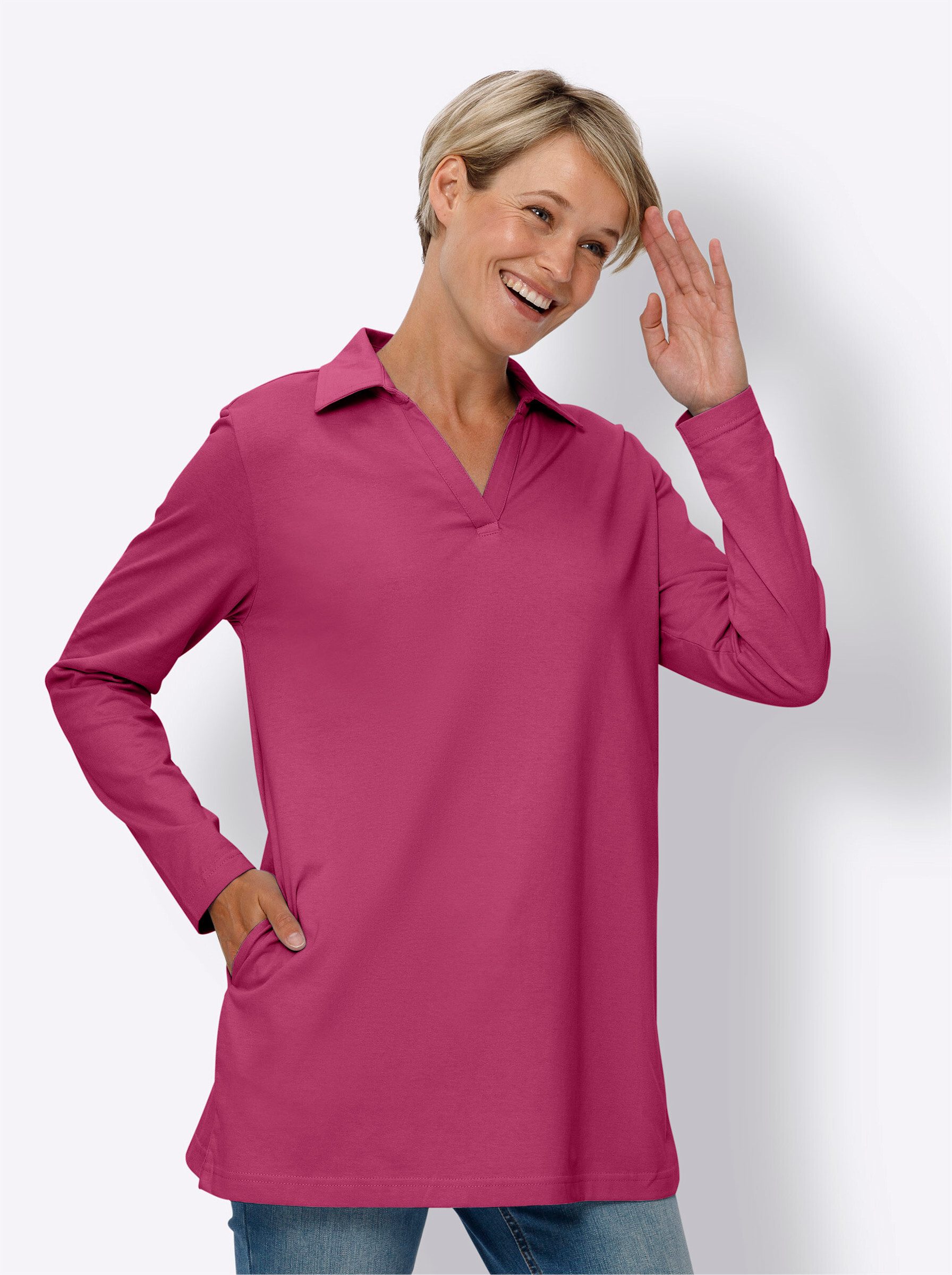 Classic Basics Langarmshirt "Longshirt", (1 tlg.) günstig online kaufen