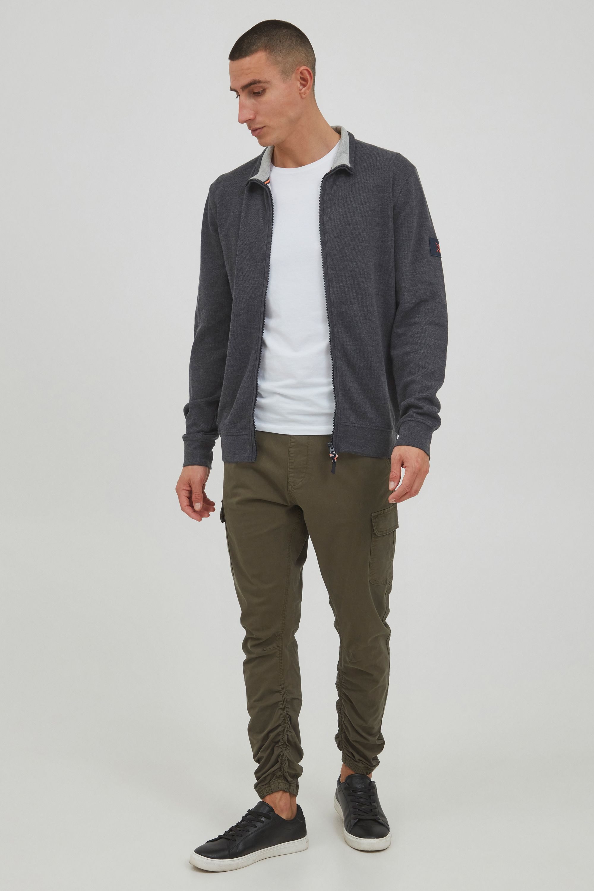 Indicode Sweatjacke IDArcelio Sweatjacke mit Stehkragen günstig online kaufen