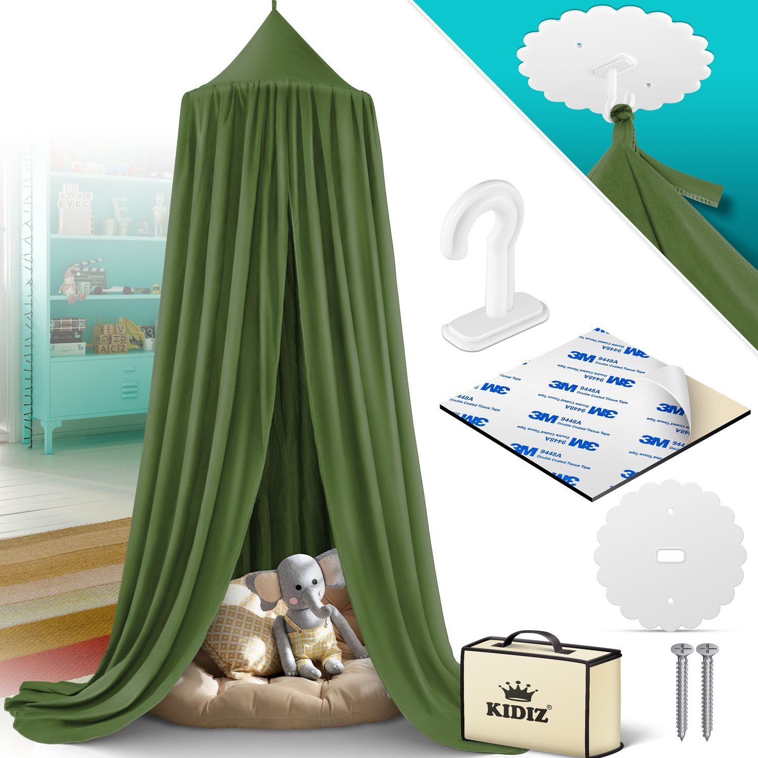 KIDIZ Betthimmel, Baldachin Kinderzimmer Betthimmel babybett günstig online kaufen