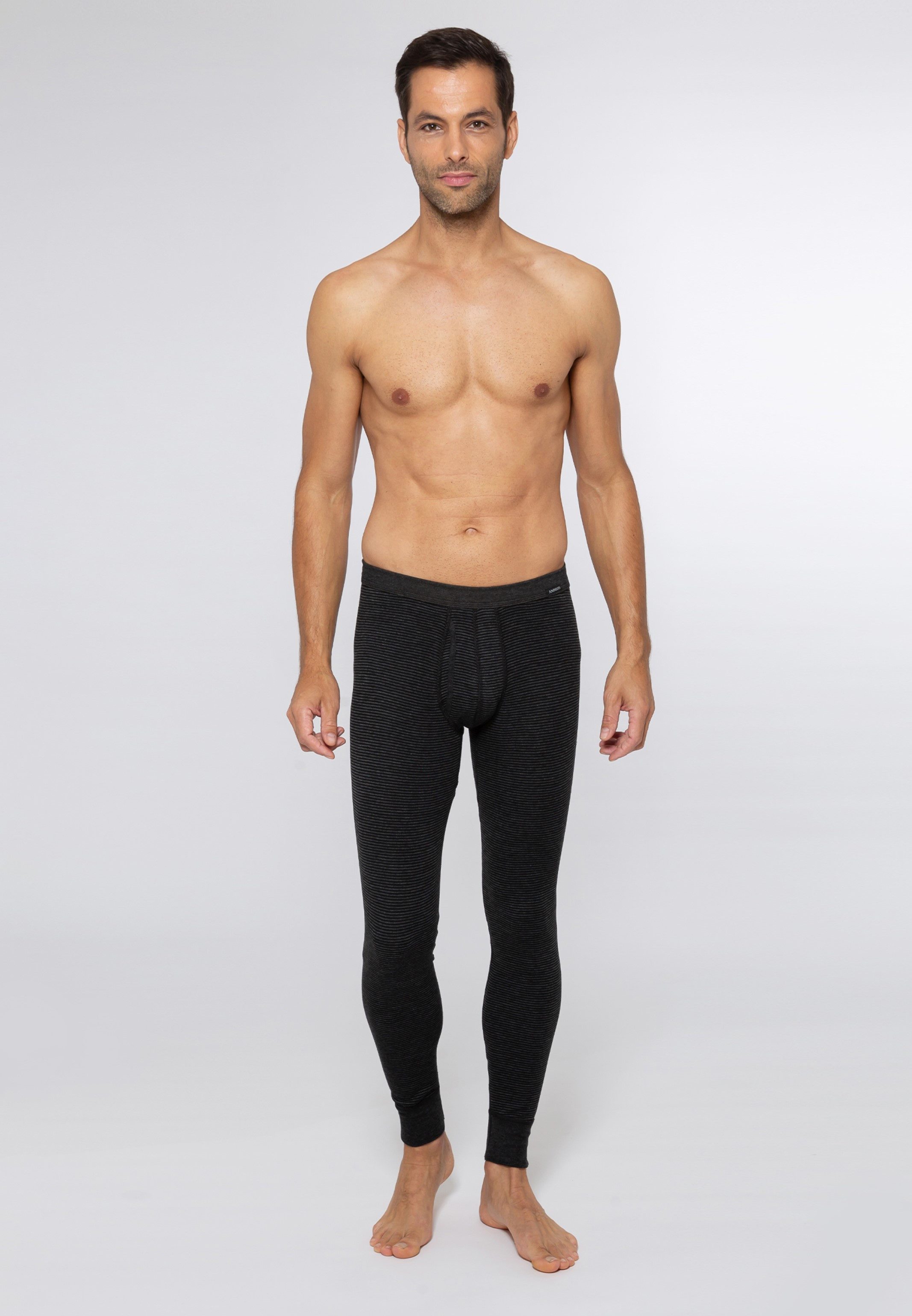 Ammann Lange Unterhose Jeans Feinripp (1-St) günstig online kaufen