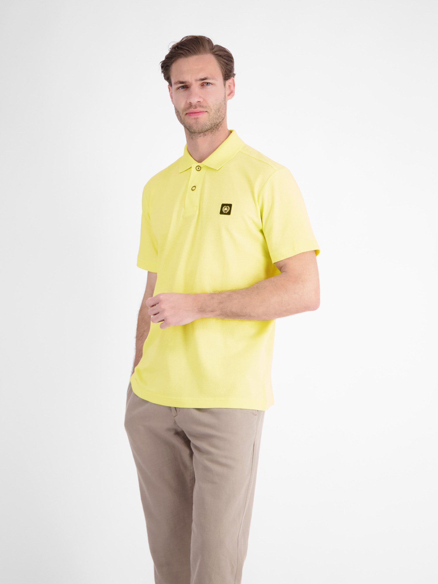 LERROS Poloshirt Maskulines Poloshirt aus Baumwolle mit griffiger Struktur