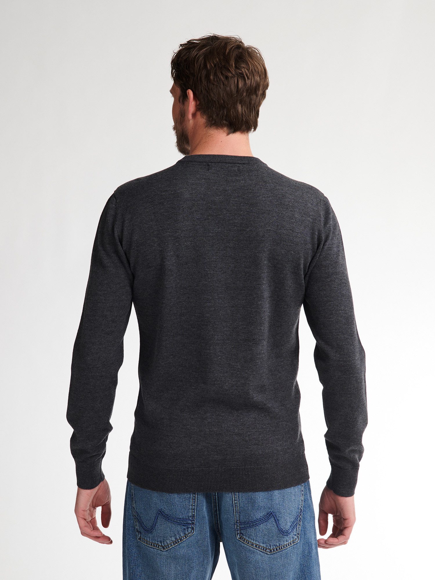 Petrol Industries Rundhalspullover Materialmix mit Baumwollanteil günstig online kaufen