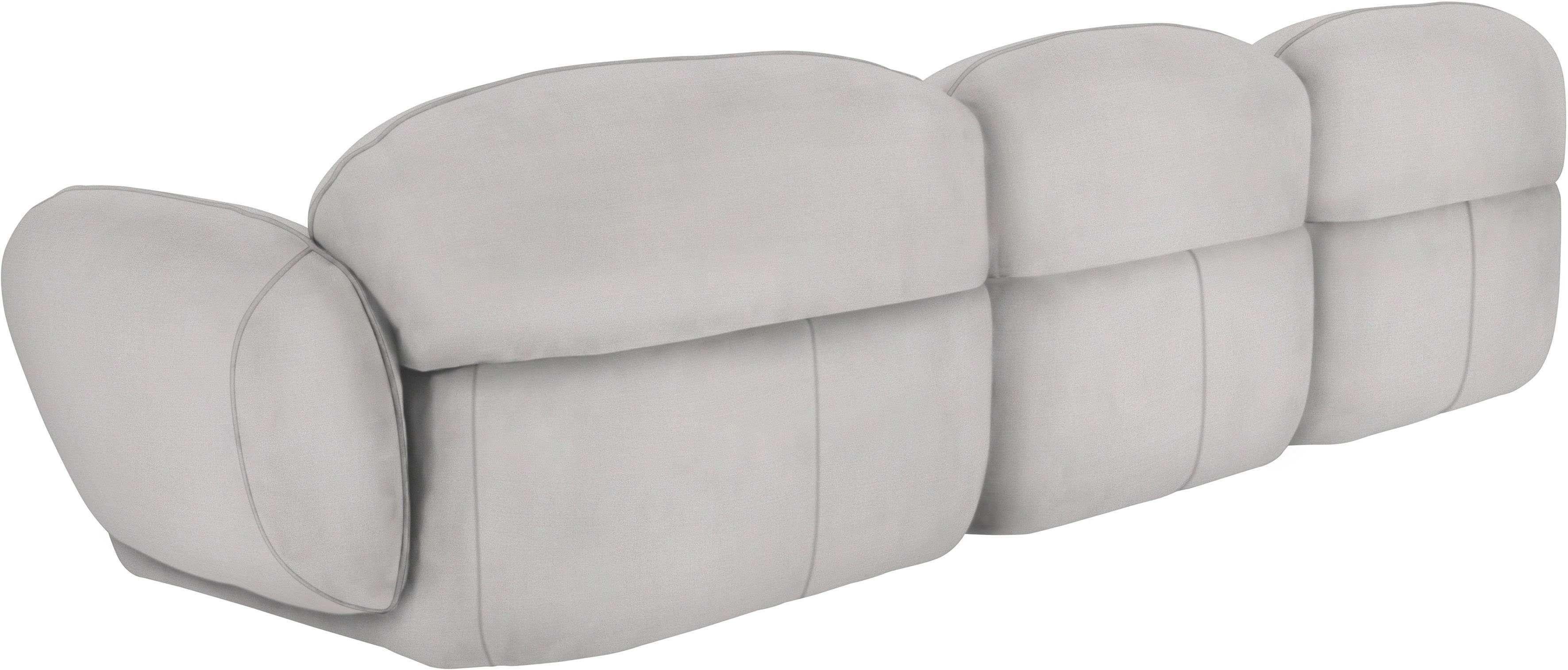 furninova 3,5-Sitzer Bubble, komfortabel durch Memoryschaum, skandinavischen Design im