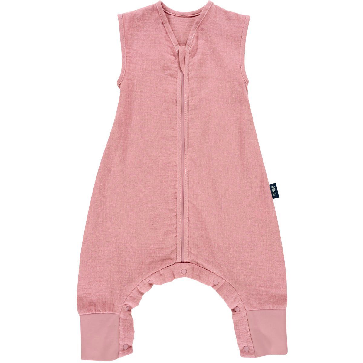 Alvi® Schlafoverall Alvi Sleep-Overall Light Mull mit Knopfleiste und Reißverschluss