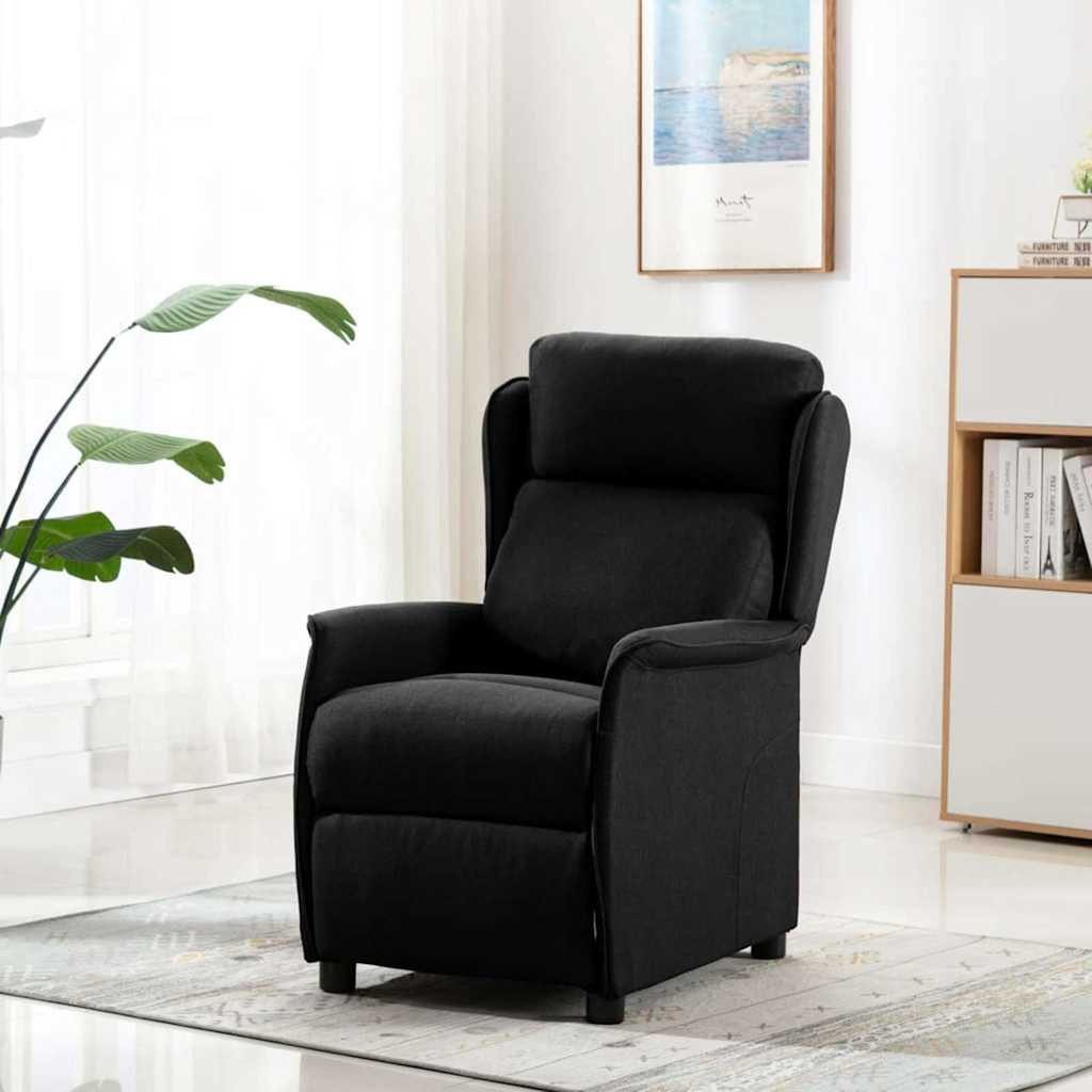 vidaXL Massagesessel Massagesessel mit Kissen Schwarz günstig online kaufen