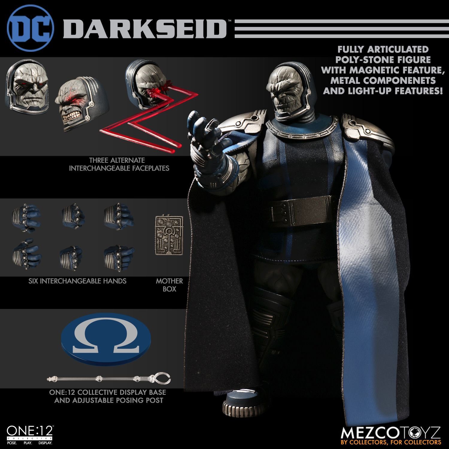 MEZCO Actionfigur ONE-12 COLLECTIVE DC DARKSEID ACTIONFIGUR