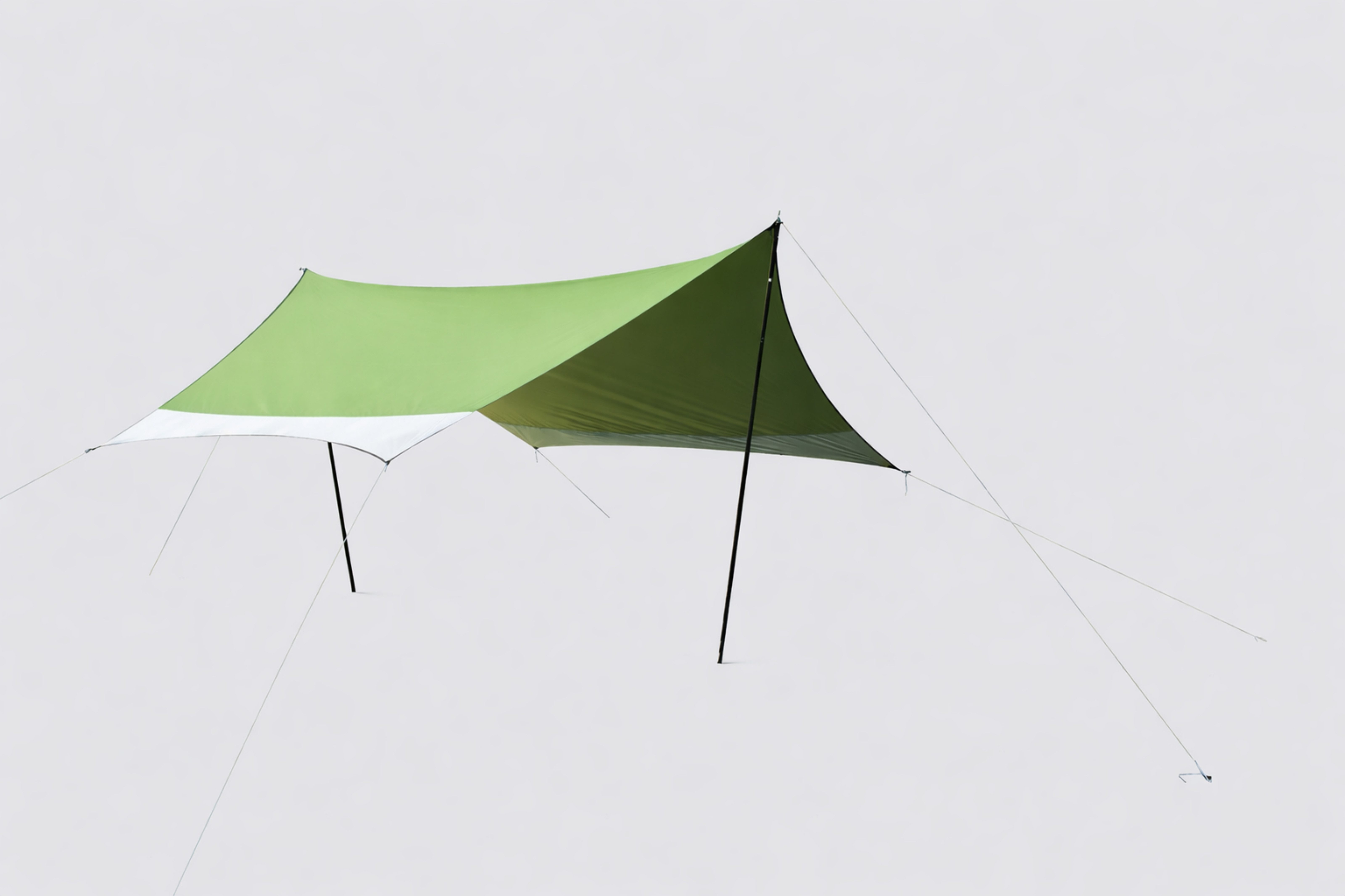 Leco Sonnensegel Festivalzelt Sandkasten Überdachung Tarp Zeltplane inkl. Tragetasche, 430/290 x 370 x 210 cm