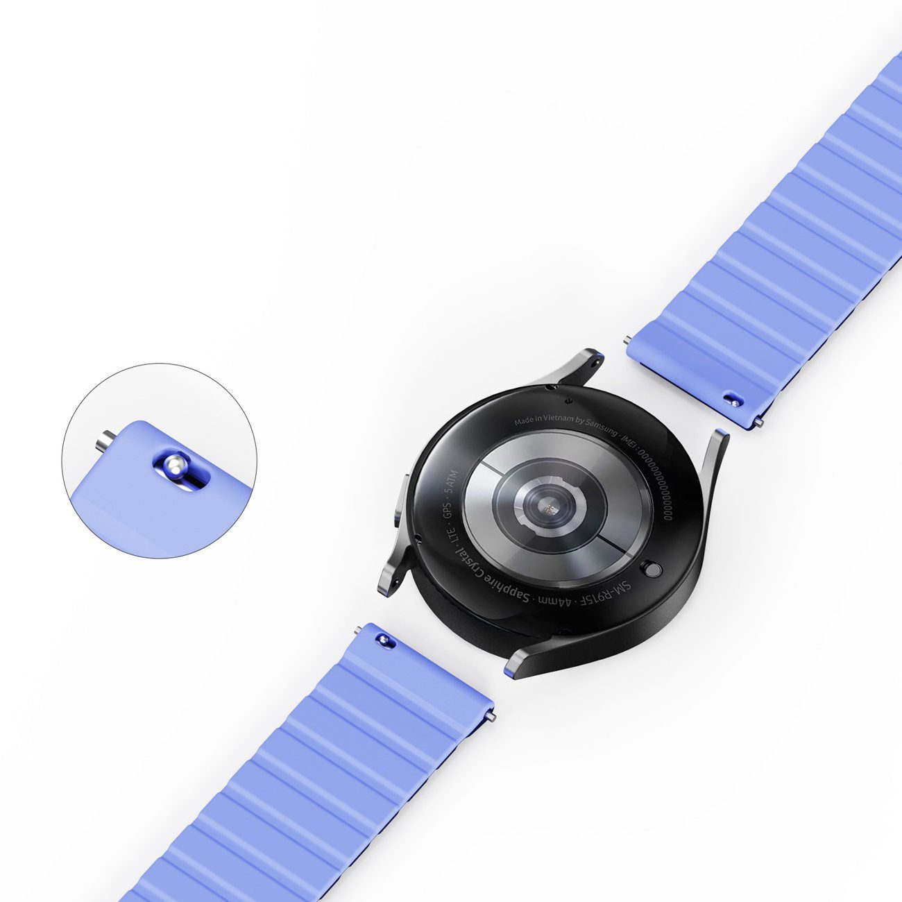Watch Classic Smartwatch-Armband Blau Ducis Galaxy und 6 Magnetisches und Armand 5 Samsung Pro, Dux magnetisch