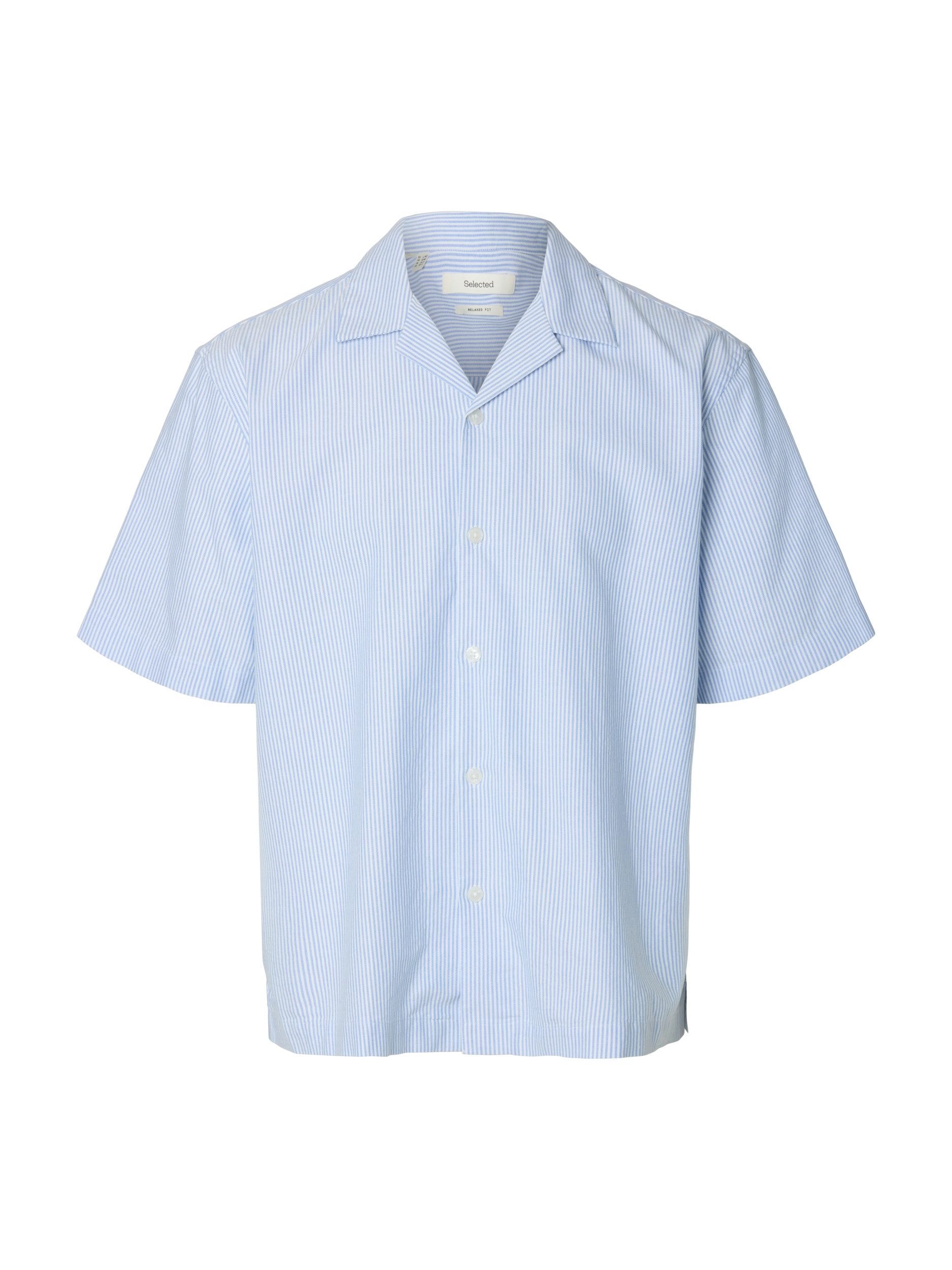 SELECTED HOMME T-Shirt SLHRLXOXFORD SS SHIRT RESORT