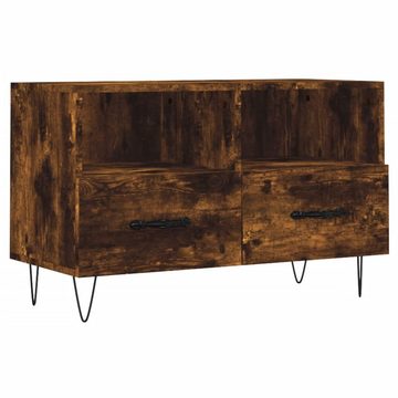 vidaXL TV-Schrank TV-Schrank Räuchereiche 80x36x50 cm Holzwerkstoff (1-St)